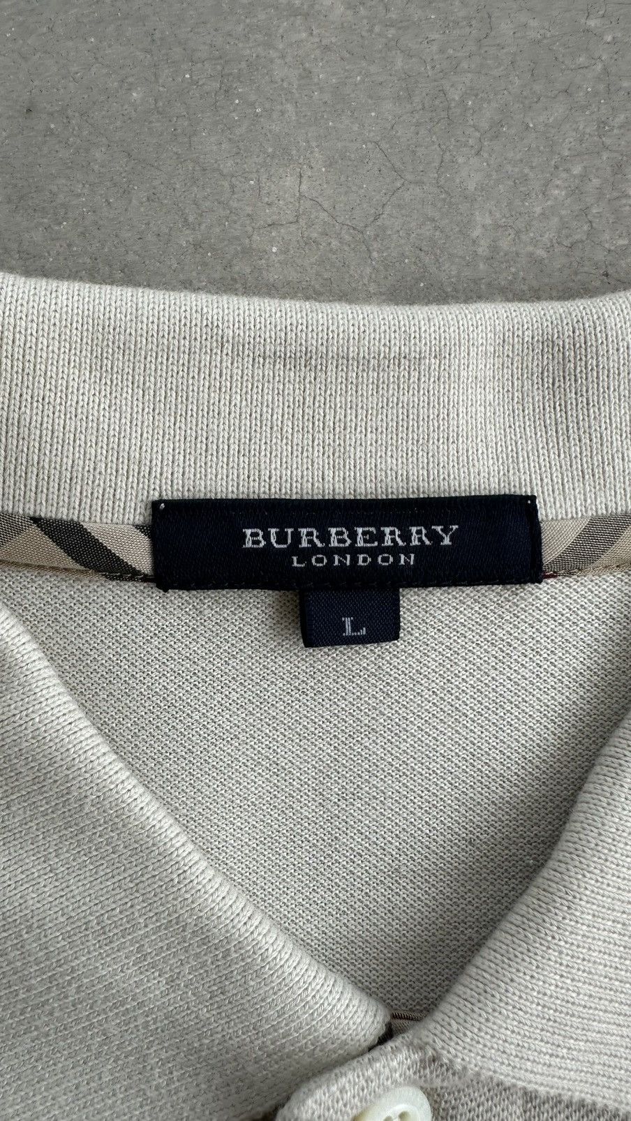 Burberry × Vintage VINTAGE BURBERRY POLO TEE Size US L / EU 52-54 / 3 - 4 Thumbnail