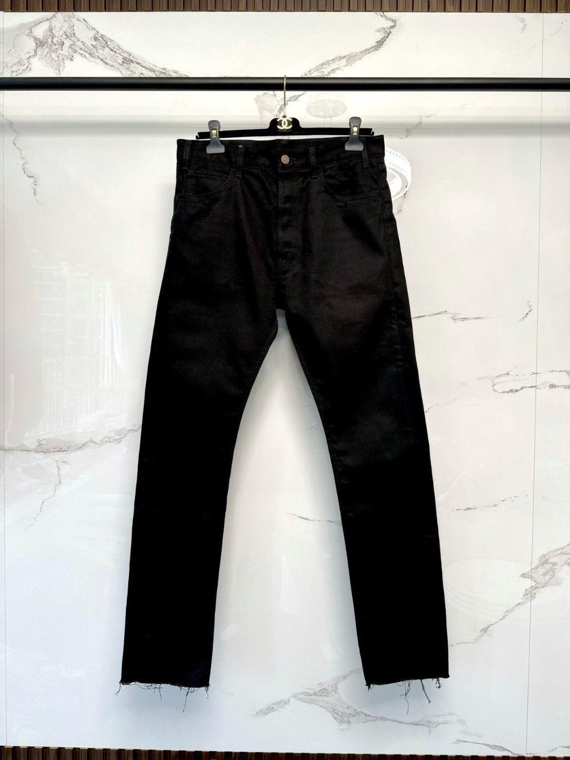 Celine Celine 23SS Runway distressed bottom denim-2505 Size US 31 - 1 Thumbnail