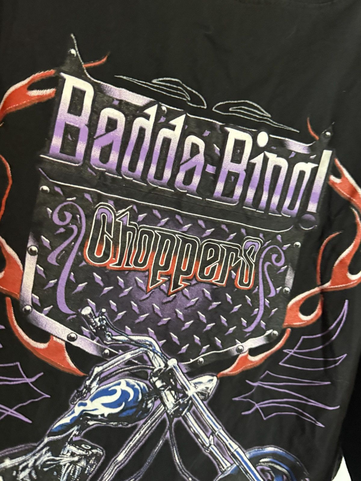 Harley Davidson *RARE* 2000 Badda Bind Choppers L/S Crewneck Harley Davidson Size US L / EU 52-54 / 3 - 4 Thumbnail