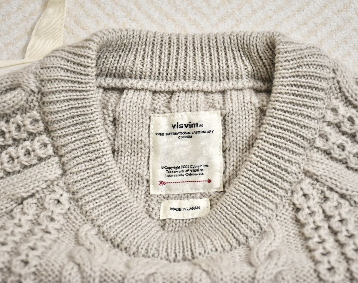 Visvim Visvim Fisherman Cable Knit Kofu Albacore Size US M / EU 48-50 / 2 - 6 Thumbnail
