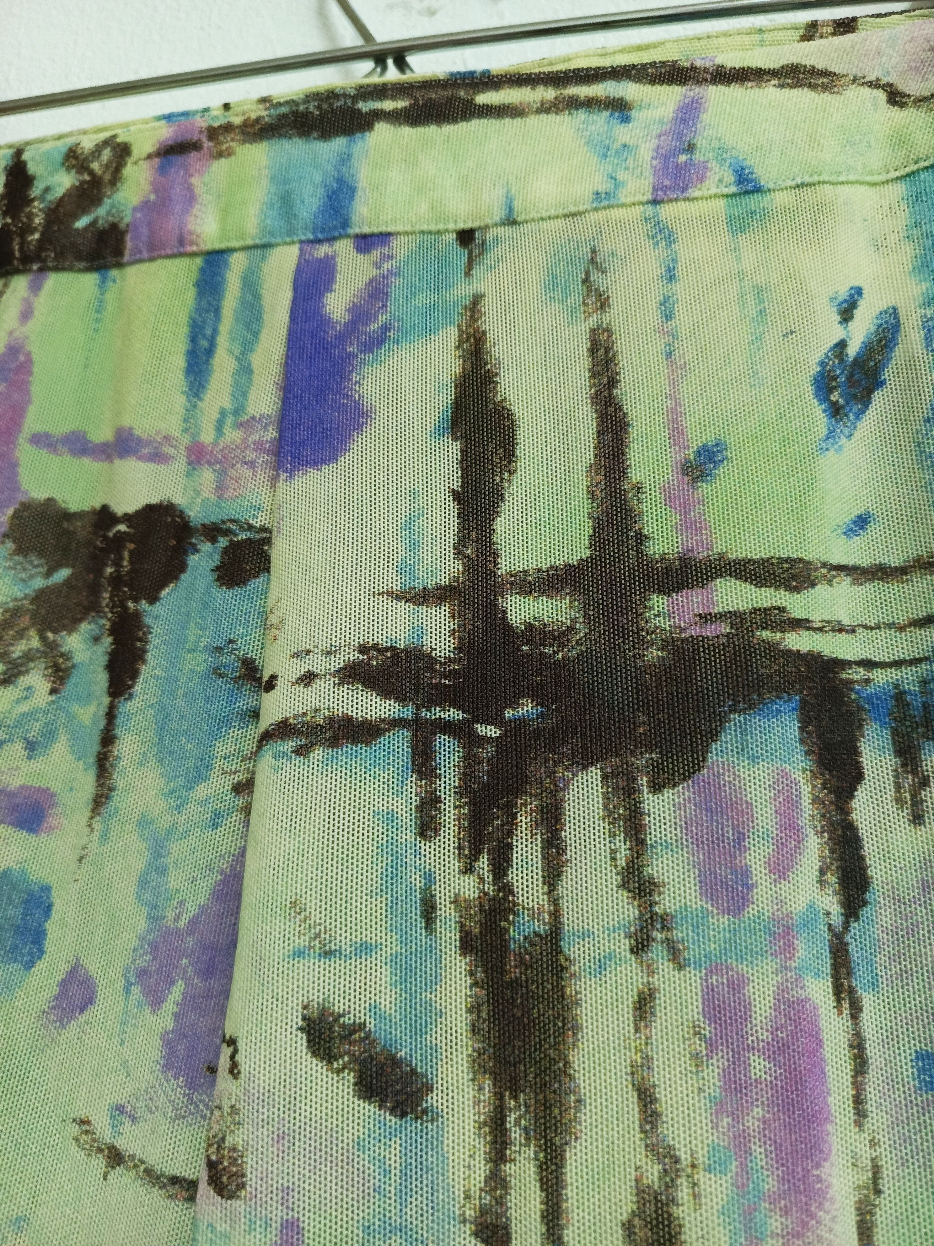 Karl Lagerfeld × Vintage Vintage Karl Lagerfeld Women Abstract Printed Pants Size 26" / US 2 / IT 38 - 8 Thumbnail