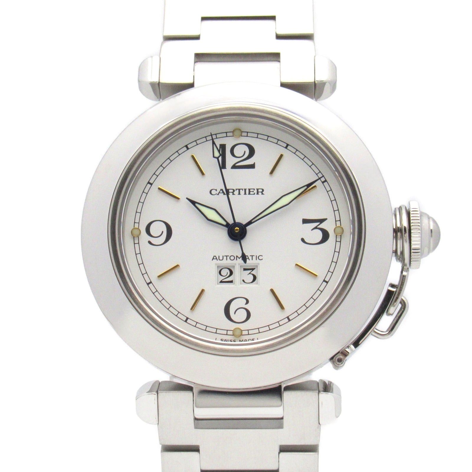 Cartier Cartier Pasha C Big Date Boys Watch Automatic Winding Stainless Steel White Size ONE SIZE - 1 Thumbnail