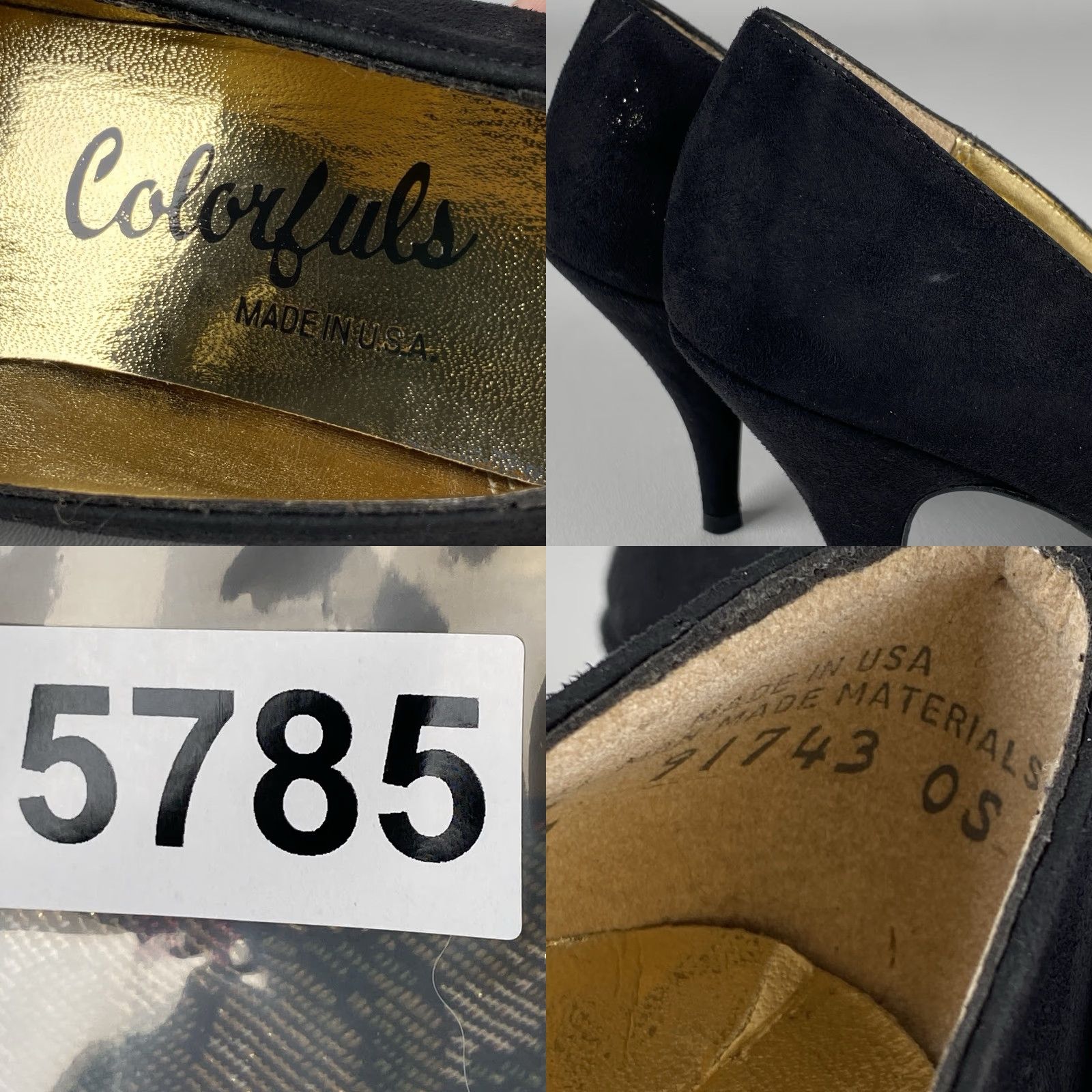Vintage Vintage 1960s Mademoiselle Tapestry Heels Leather Size 6.5 B Women's Shoes Size US 7 / IT 37 - 9 Thumbnail