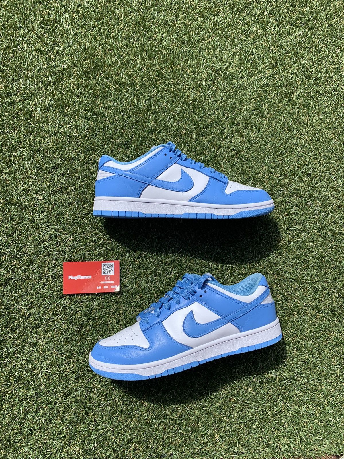 low dunk nike blue