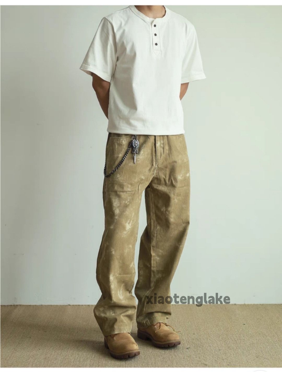 Designer × Japanese Brand × Vintage washed faded utility tie dye workwear cargo pants Size US 28 / EU 44 - 3 Thumbnail