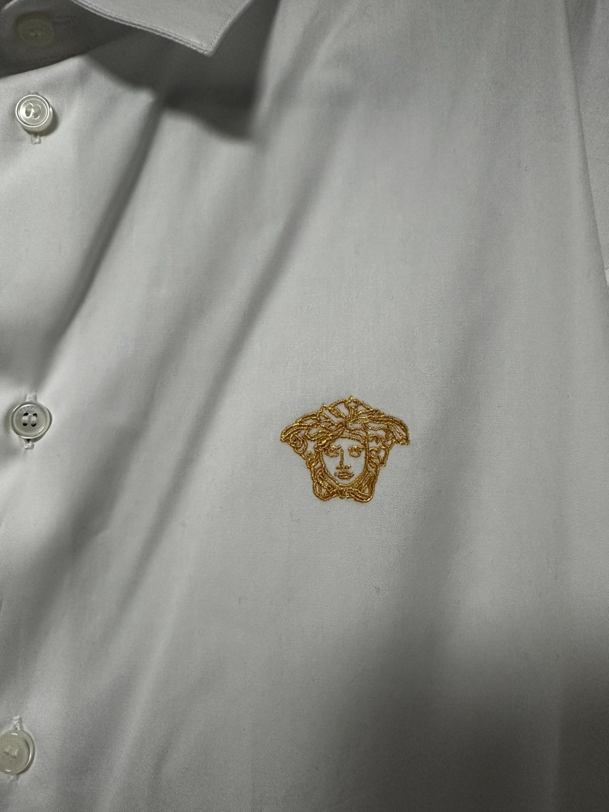 Versace Versace White Formal Shirt Size US M / EU 48-50 / 2 - 5 Thumbnail
