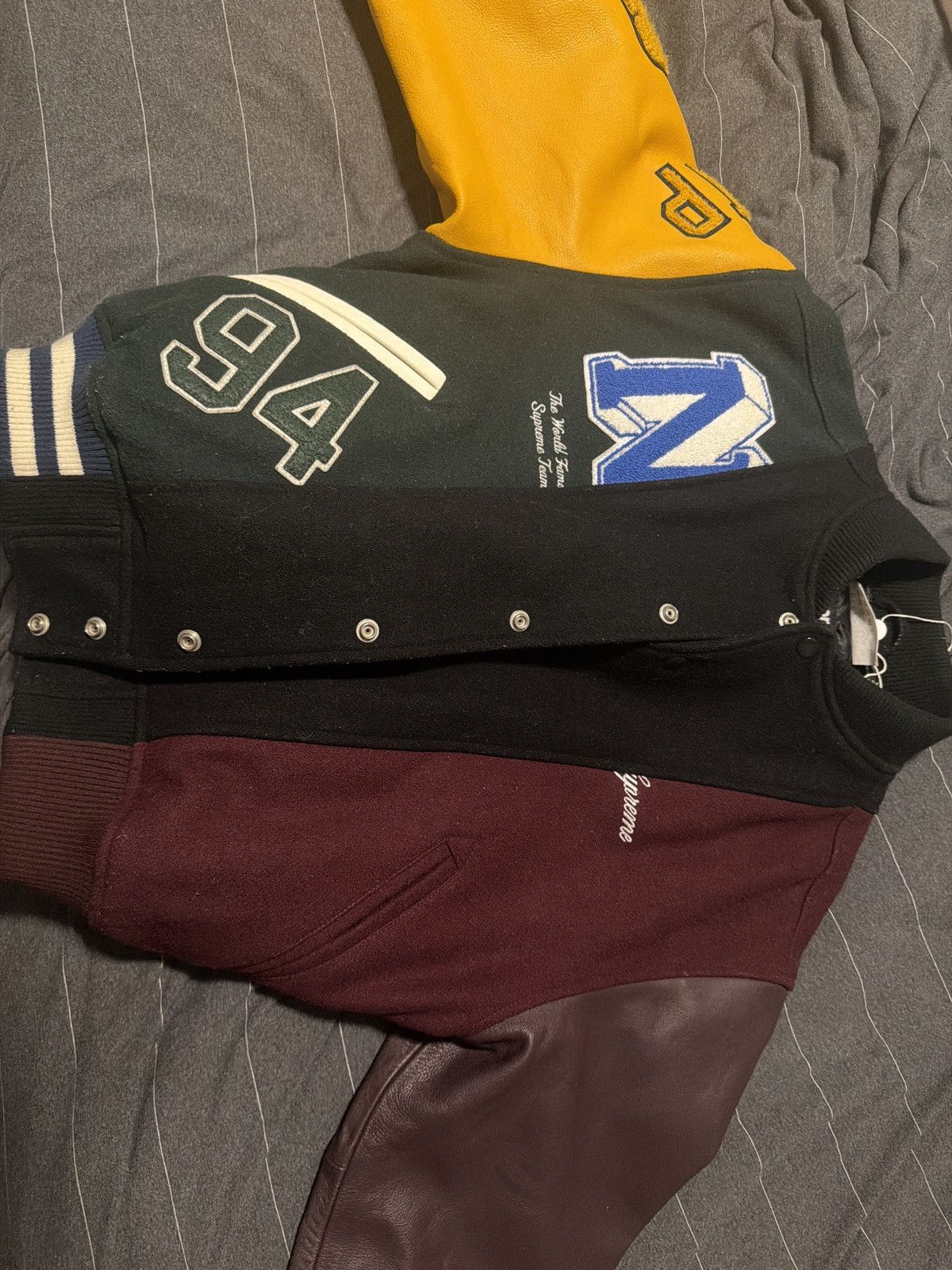 Maison Margiela × Supreme Supreme x MM6 Maison Margiela Varsity Jacket Size US S / EU 44-46 / 1 - 7 Thumbnail