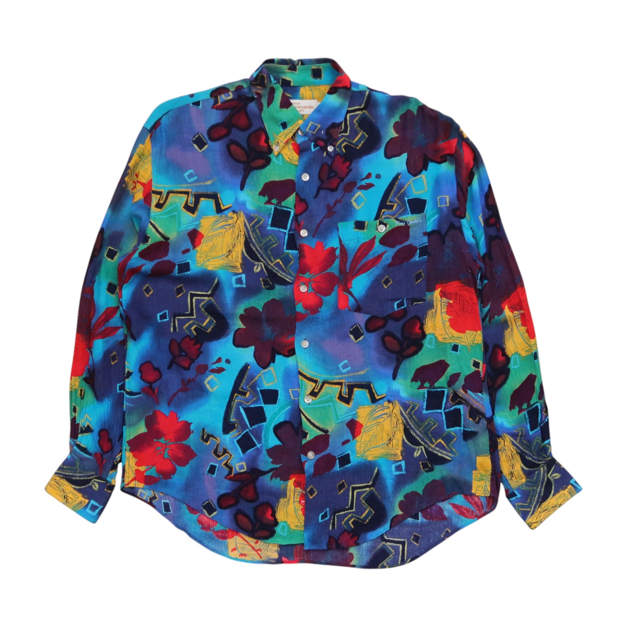 Japanese Brand 1980s Prestige Pierre Cardin Pleats Shirt Like Issey Miyake Size US M / EU 48-50 / 2 - 1 Thumbnail
