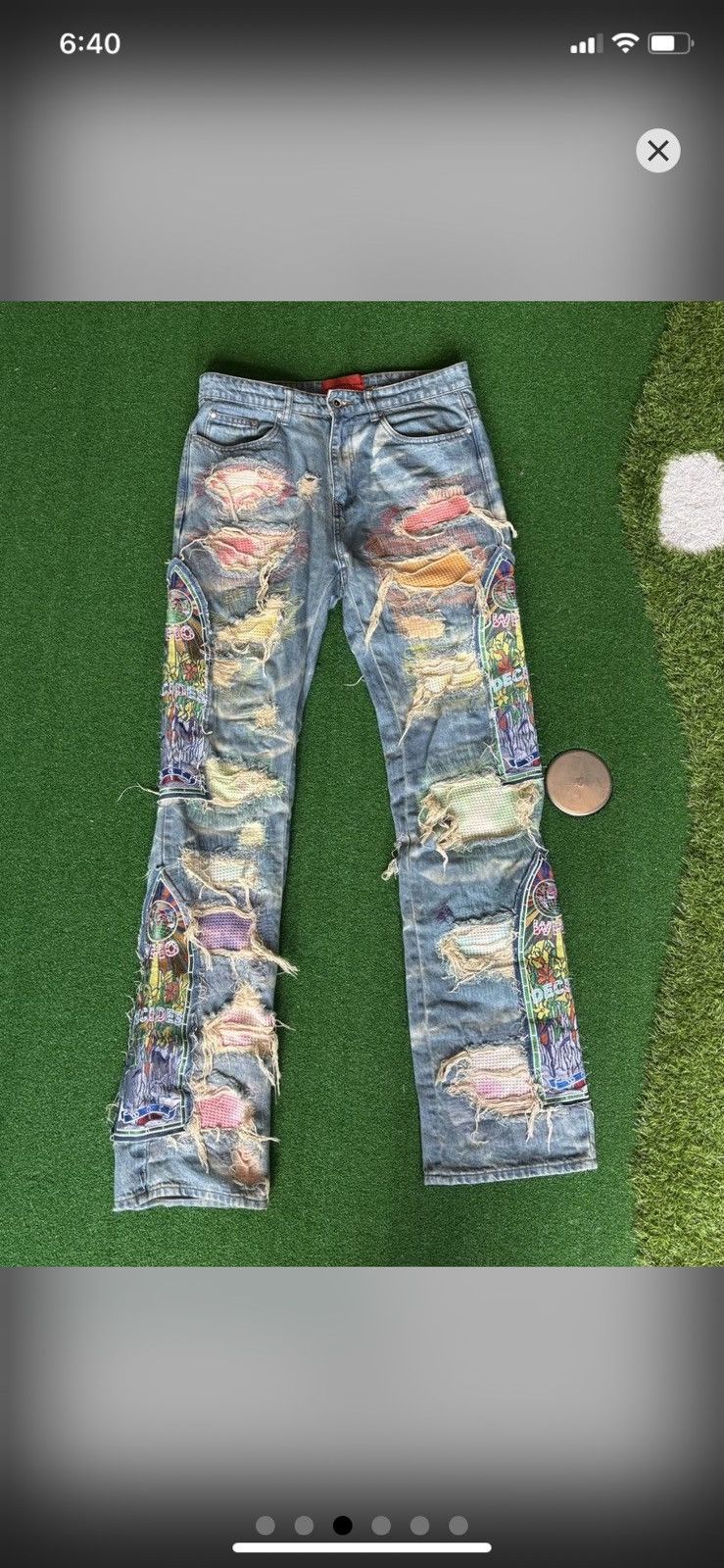 Who Decides War Who Decides War ROY G BIV Denim Size US 32 / EU 48 - 3 Thumbnail