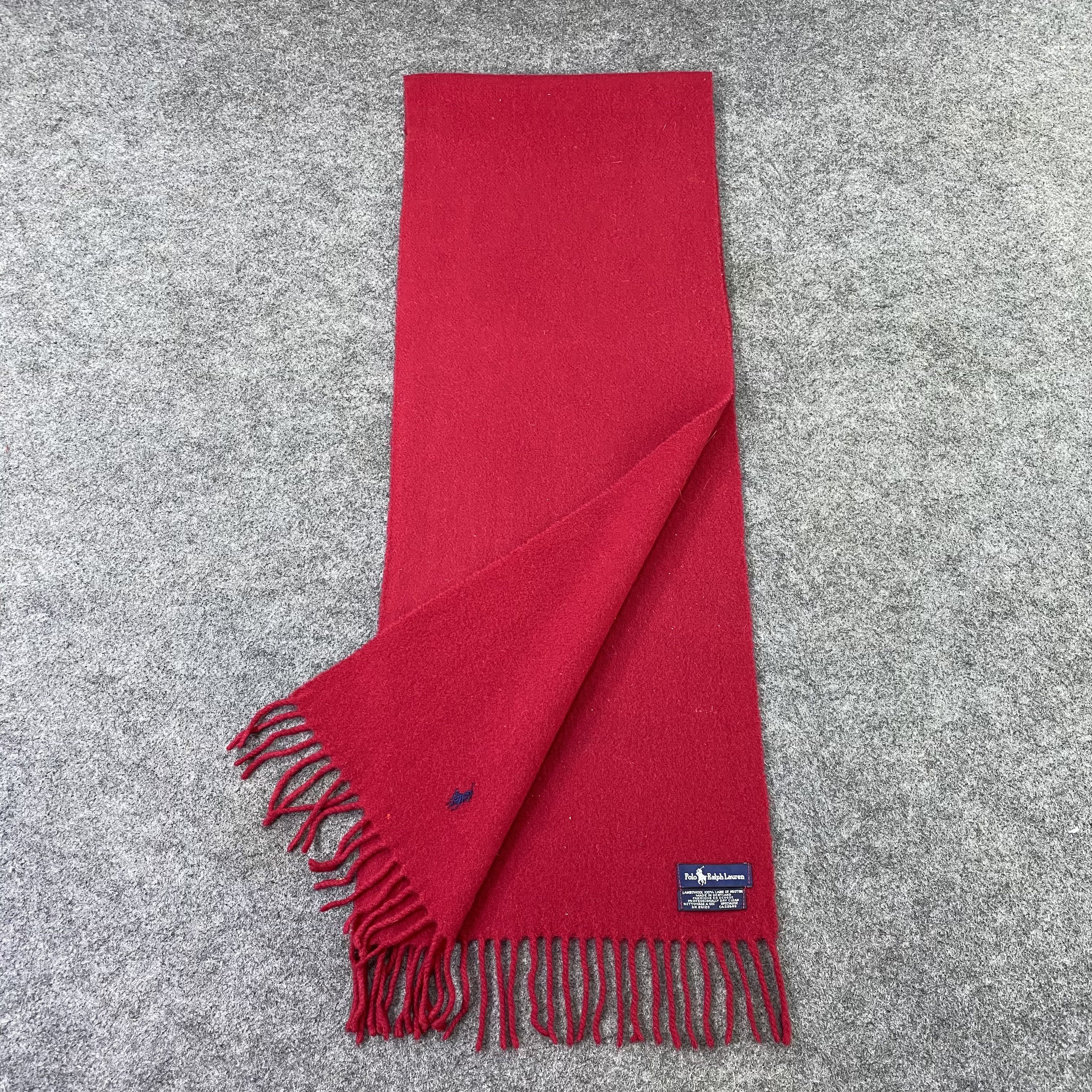 Polo Ralph Lauren × Vintage Polo Ralph Lauren Wool Scarf / Muffler / Neckwear-K034 Size ONE SIZE - 3 Thumbnail