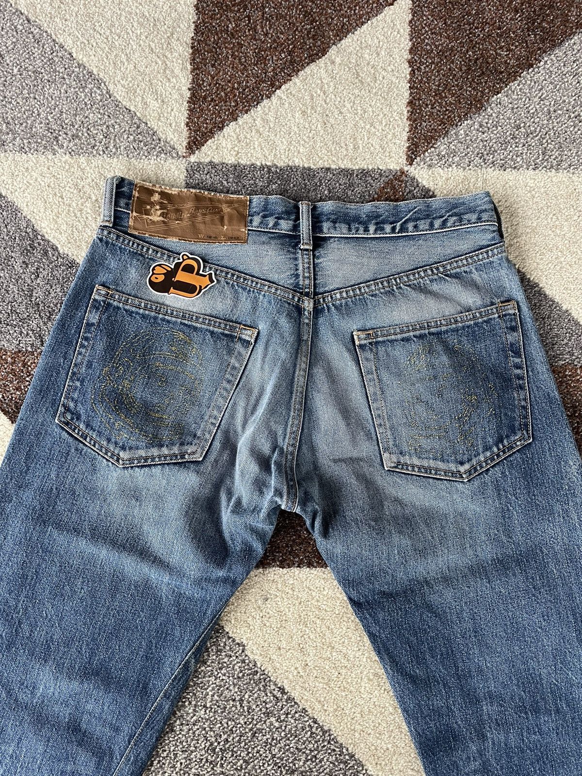 Billionaire Boys Club OG BBC Ice Cream Running Dog Denim Jeans Size US 30 / EU 46 - 4 Thumbnail