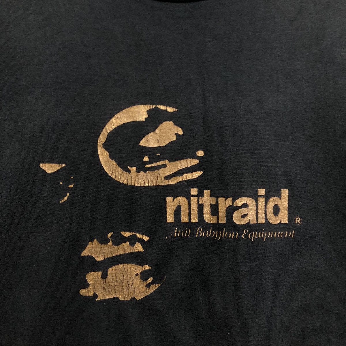 Nitraid Vintage Nitraid Anti Babylon Equipment Streetwear Tshirt Size US XL / EU 56 / 4 - 4 Thumbnail