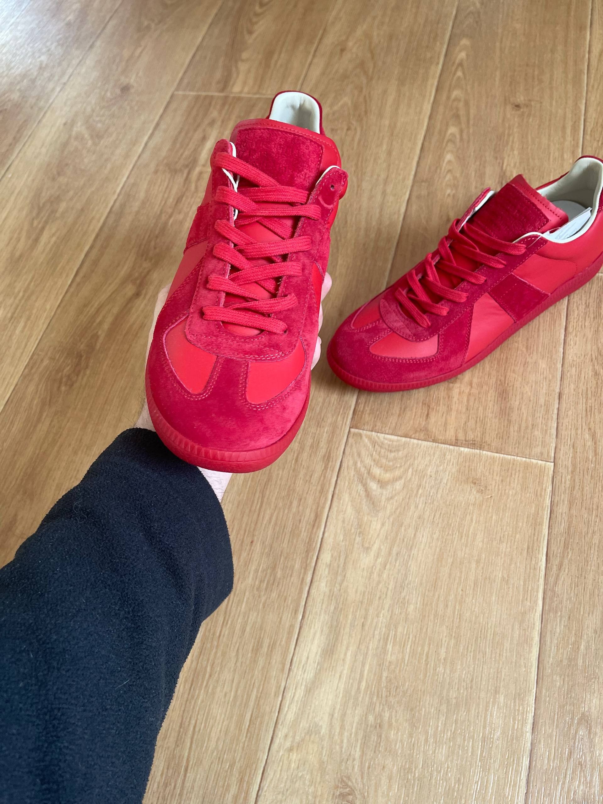 Maison Margiela Maison Martin Margiela MMM Low tTop Replica Red Sneaers Sz41 Size US 8 / EU 41 - 5 Thumbnail