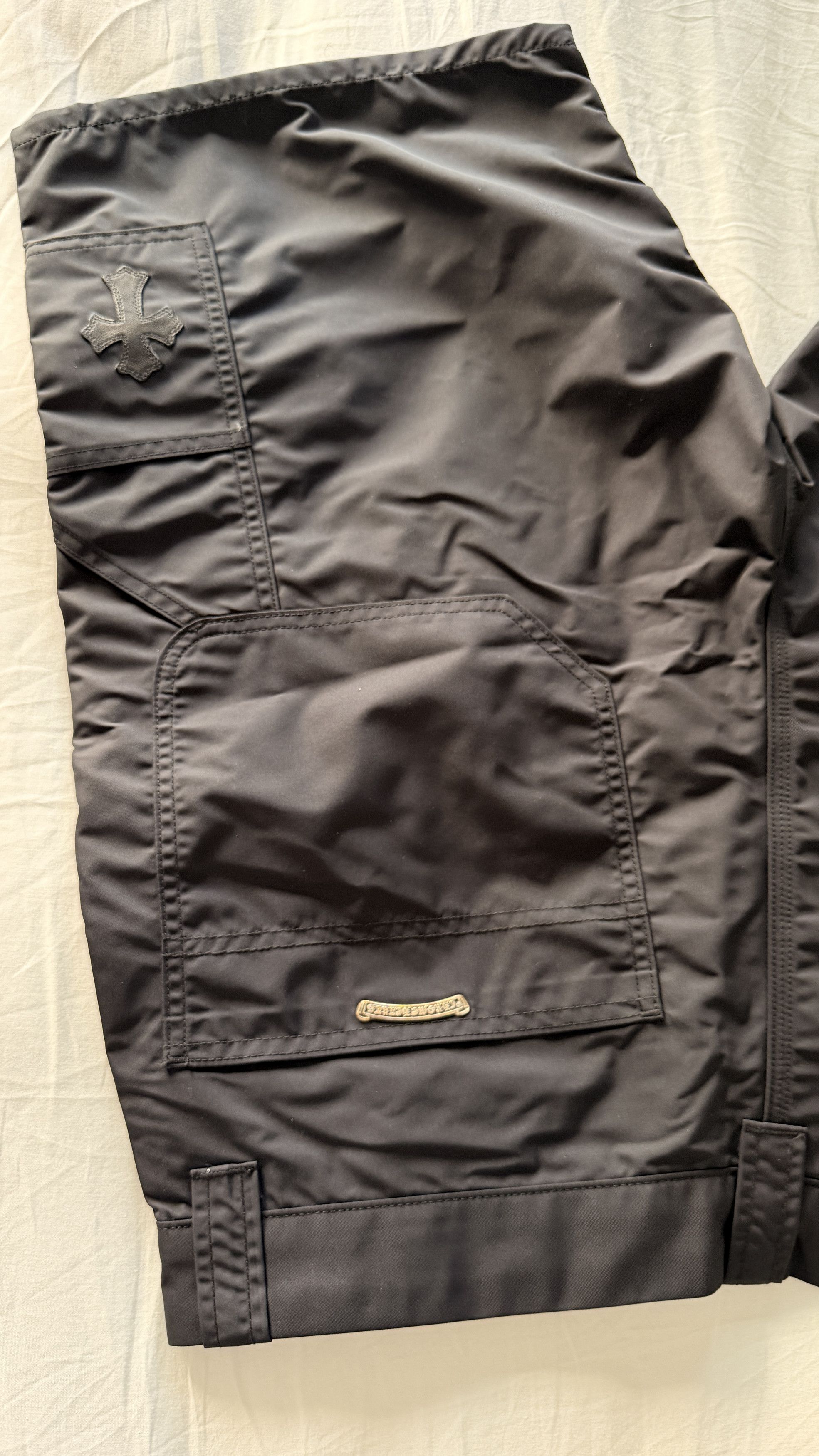 Chrome Hearts Chrome Hearts Nylon Cross Patch Double Knee Carpenter Shorts Size US 36 / EU 52 - 4 Thumbnail