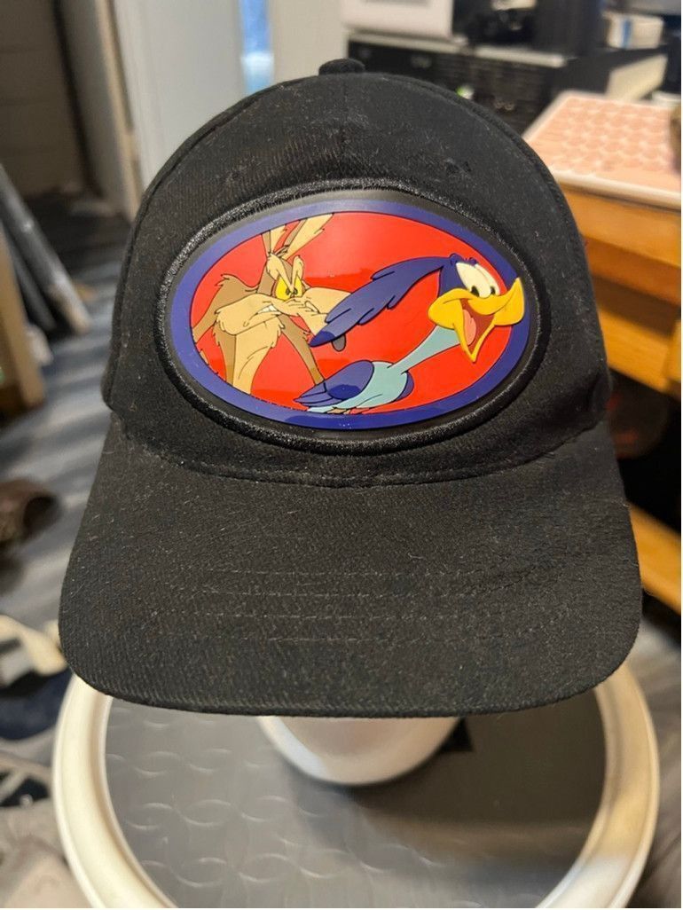 Vintage Vintage Youth Head Start Sportswear Looney Tunes Black Cap Size ONE SIZE - 1 Thumbnail