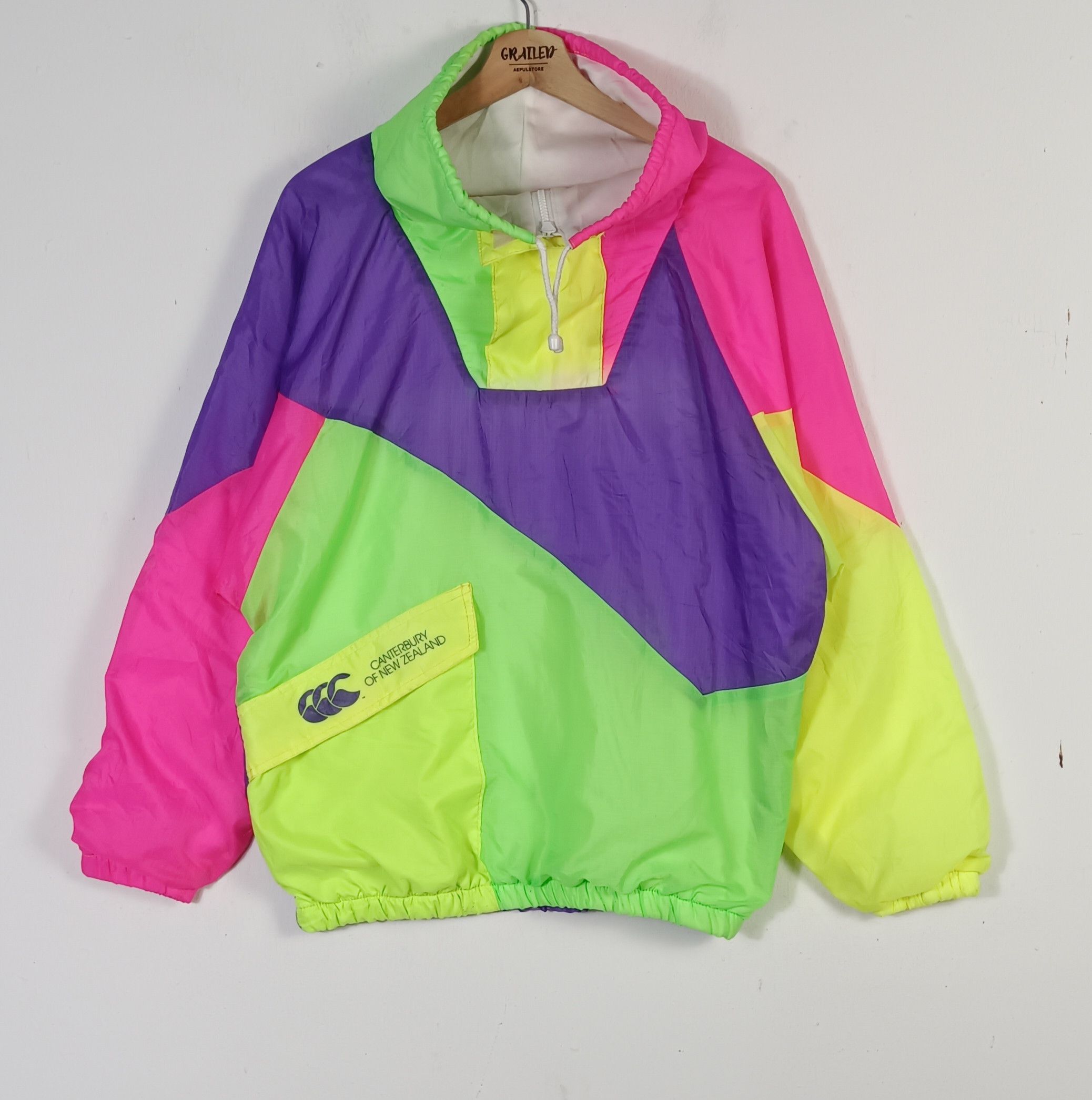 Canterbury of New Zealand Vintage 80s Canterbury Of New Zealand Pullover Jacket Size US L / EU 52-54 / 3 - 1 Thumbnail