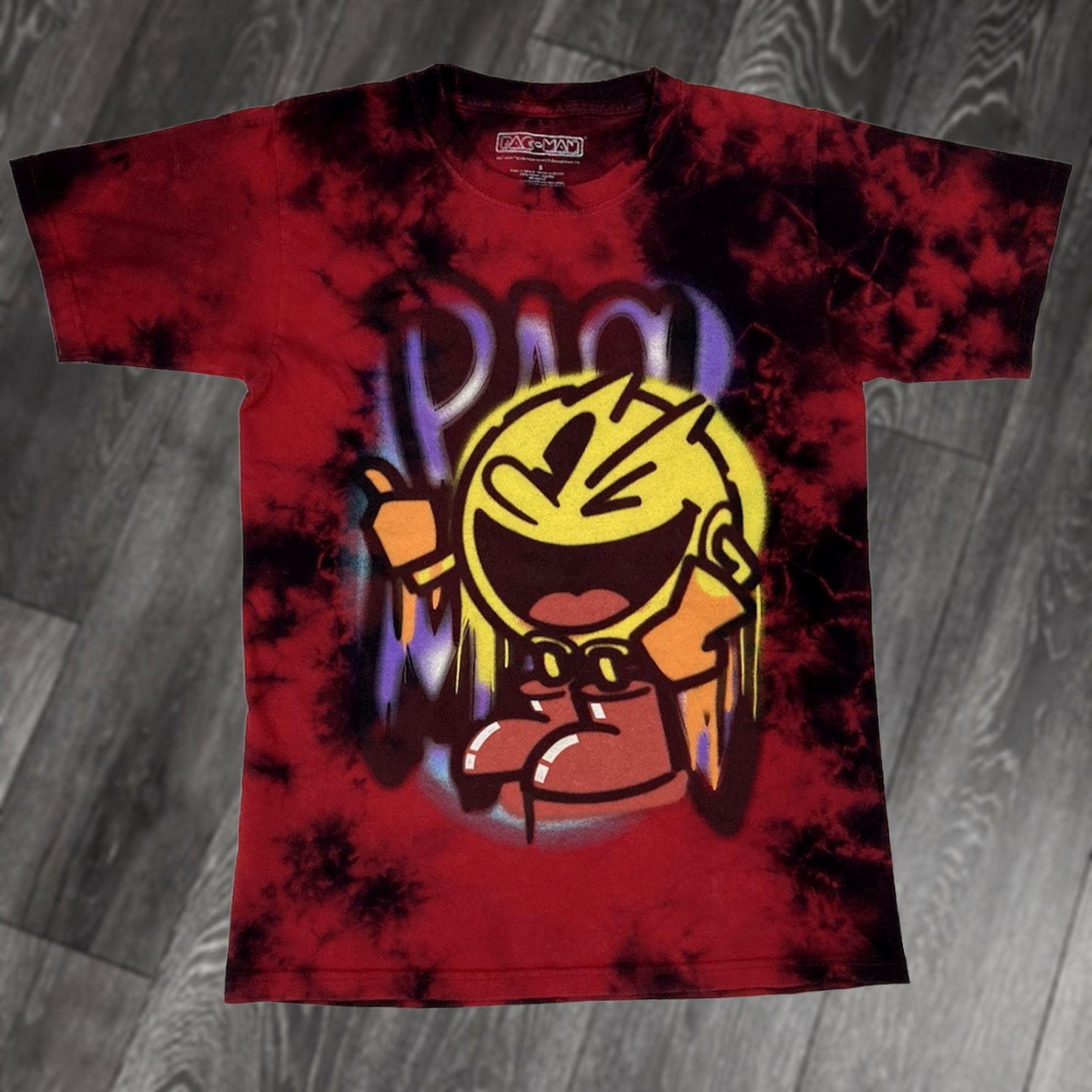 Etro Pac-Man Retro Graphic T-shirt Women Small Red Tie Dye Short Sleeve Size S / US 4 / IT 40 - 1 Thumbnail
