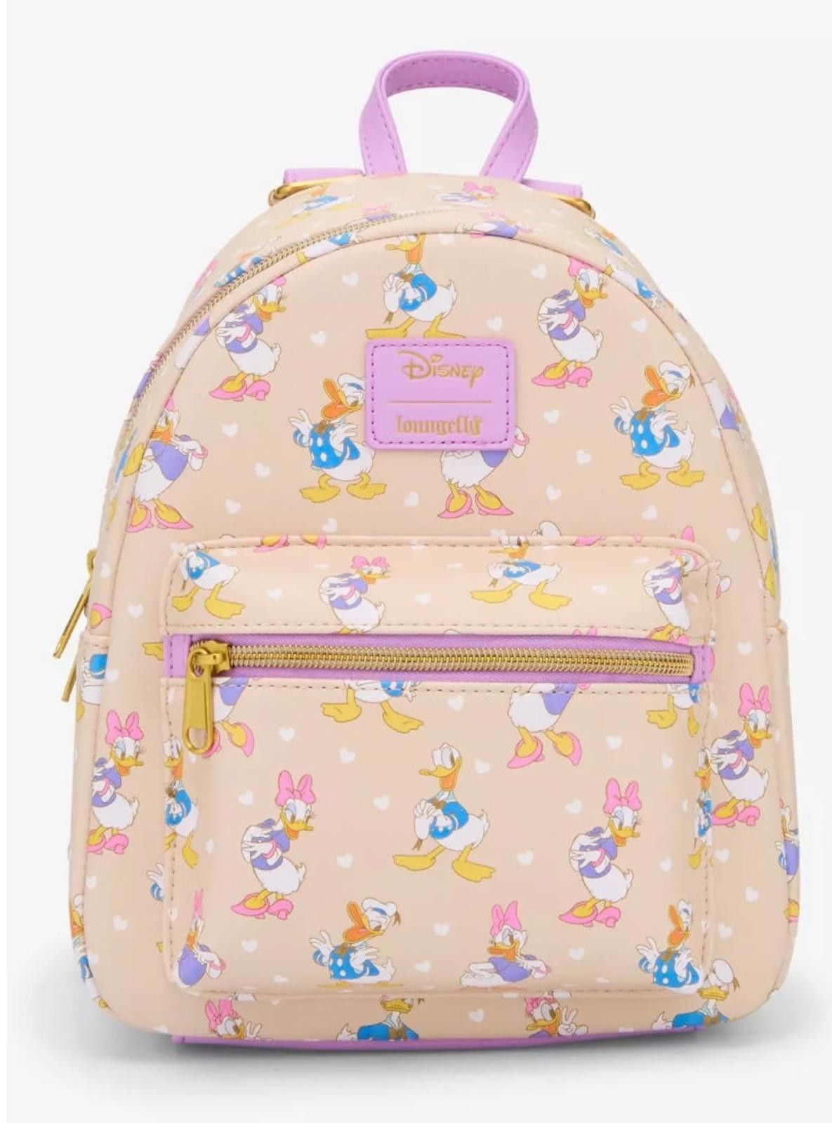 Loungefly Donald Duck & Daisy Duck Classic Mini Backpack NWT display picture 2