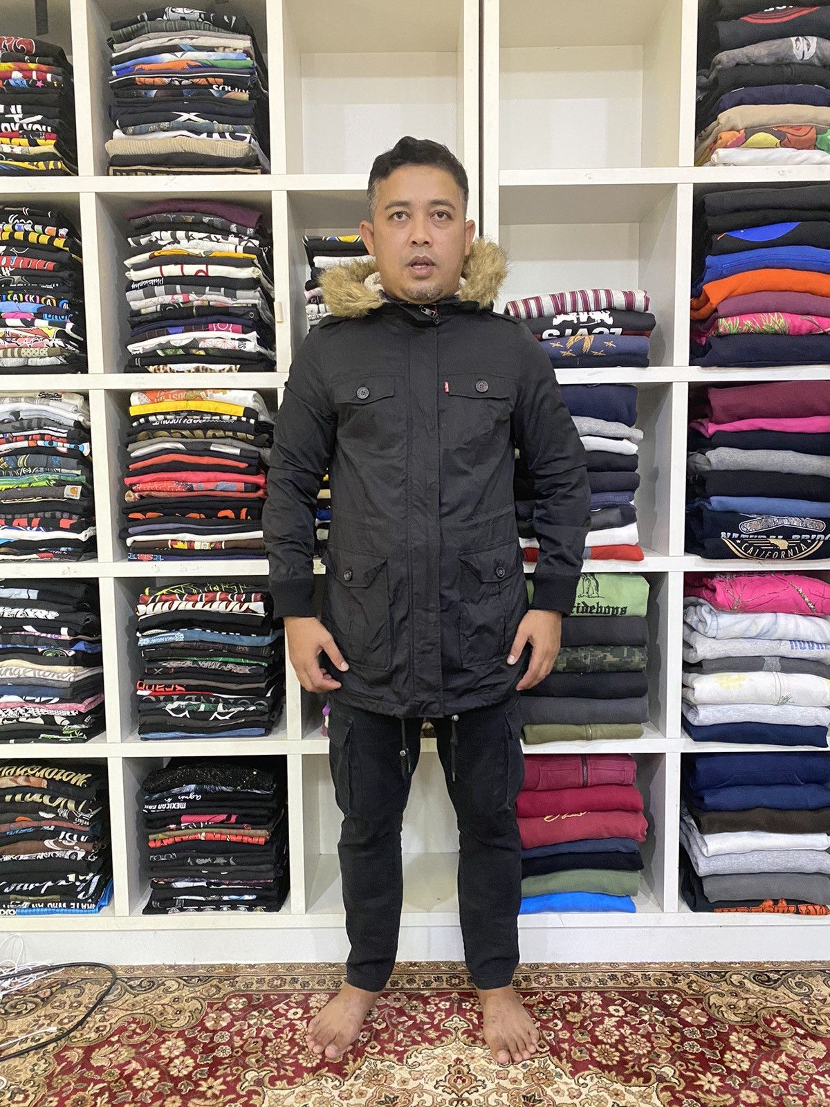 If Six Was Nine × Levi's Levis Fur Parka Jacket Size US M / EU 48-50 / 2 - 19 Thumbnail