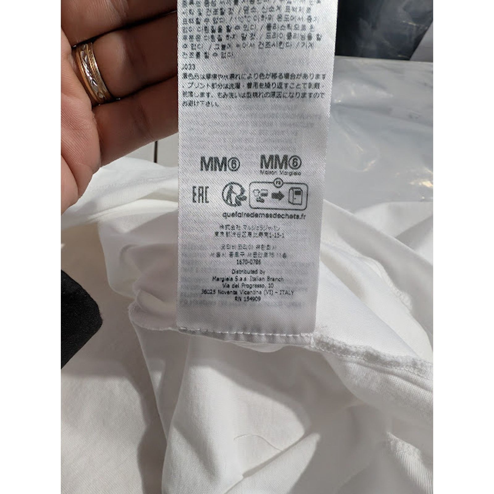Maison Margiela o1rshd1 T-Shirt in White Size US S / EU 44-46 / 1 - 14 Thumbnail