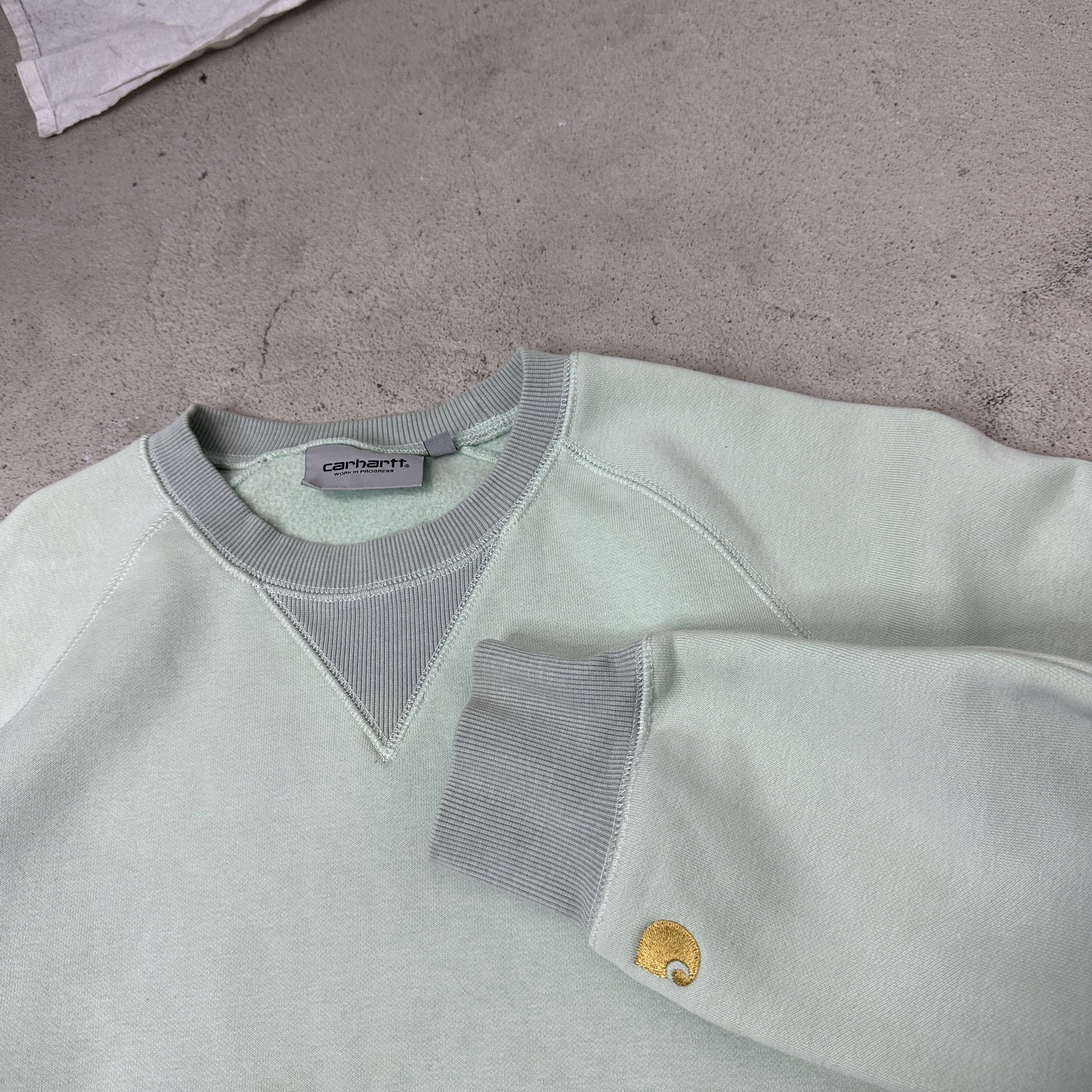 Carhartt Vintage Teal Chase Sweat Carhartt Sweatshirt Y2K Size US XS / EU 42 / 0 - 2 Thumbnail