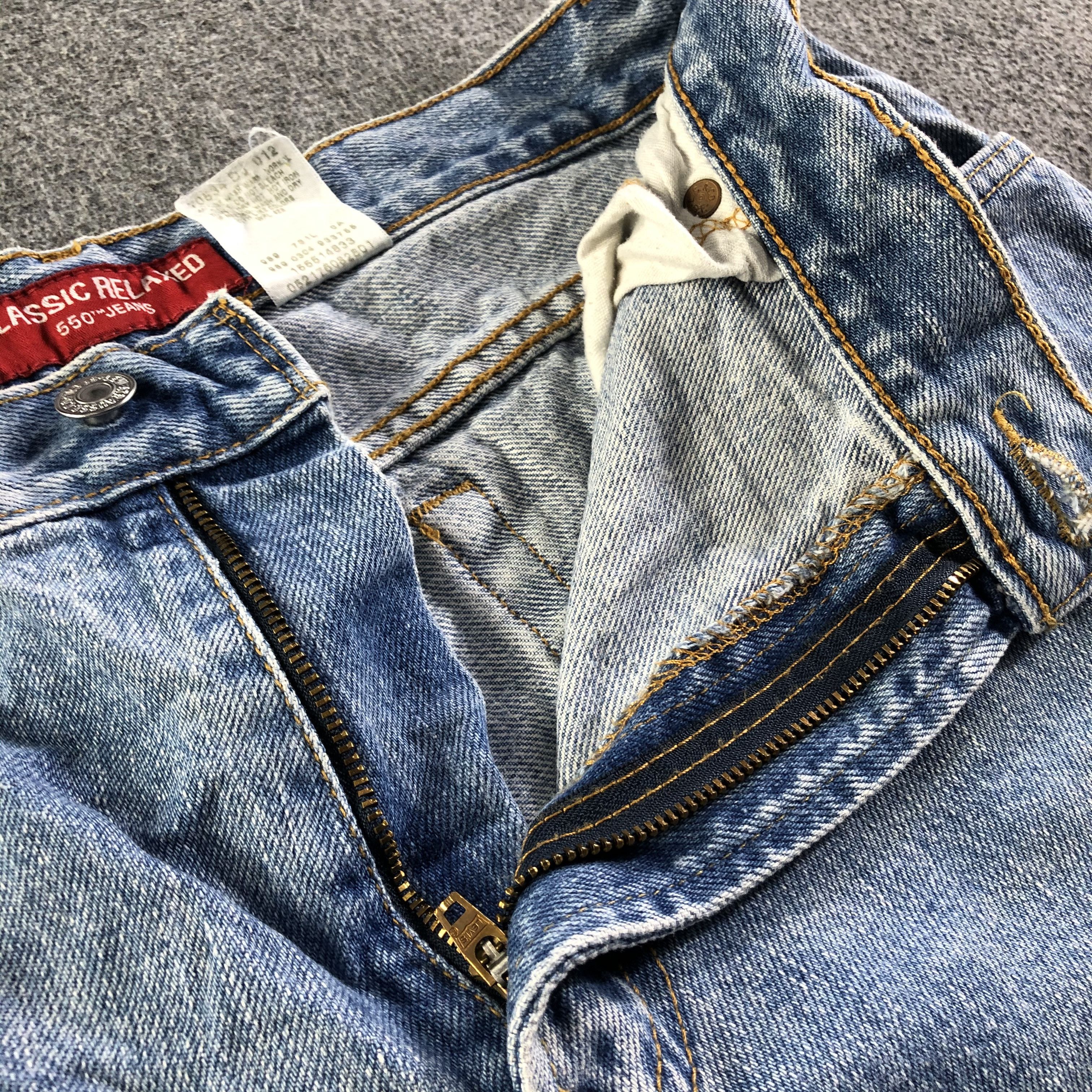 Levi's Vintage Blue Wash Levis 550 Jeans-J4157 Size US 31 - 7 Thumbnail