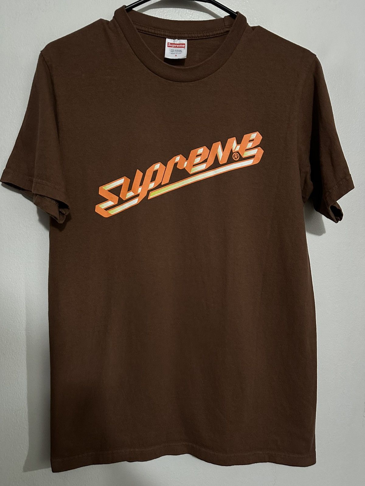 Supreme Supreme Banner Tee Size US S / EU 44-46 / 1 - 1 Thumbnail
