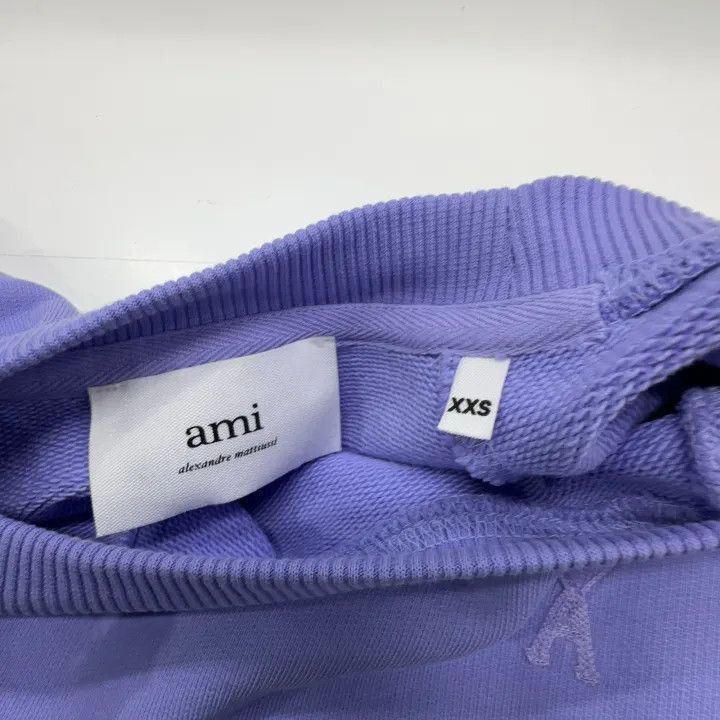 AMI AMIPARIS Purple Embroidered Heart Long Sleeve Sweatshirt -2 Size US XXS / EU 40 - 6 Thumbnail