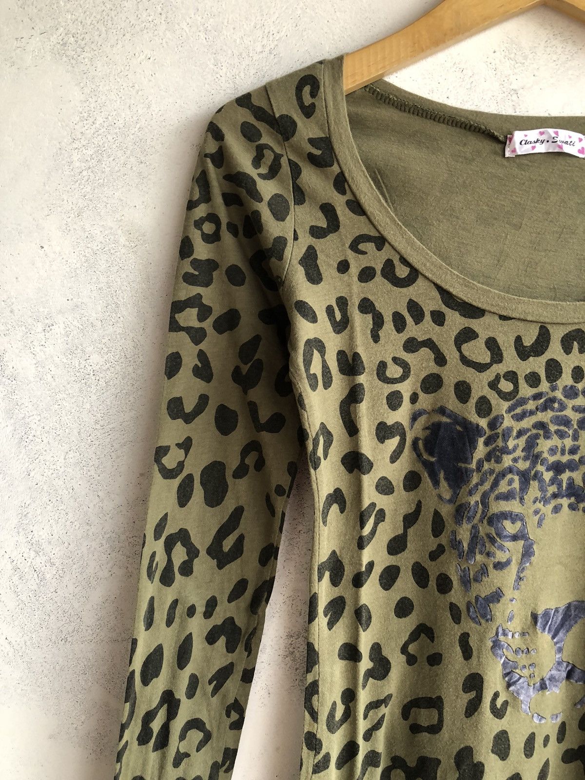 Hysteric Glamour Y2k gothic leopard in the sky longslevee Tee Size M / US 6-8 / IT 42-44 - 4 Thumbnail