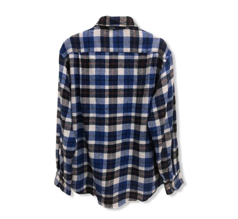 Flannel × Vintage Vintage The First Wave Checked Plaid Tartan Flannel Shirt 👕 Size US M / EU 48-50 / 2 - 3 Thumbnail