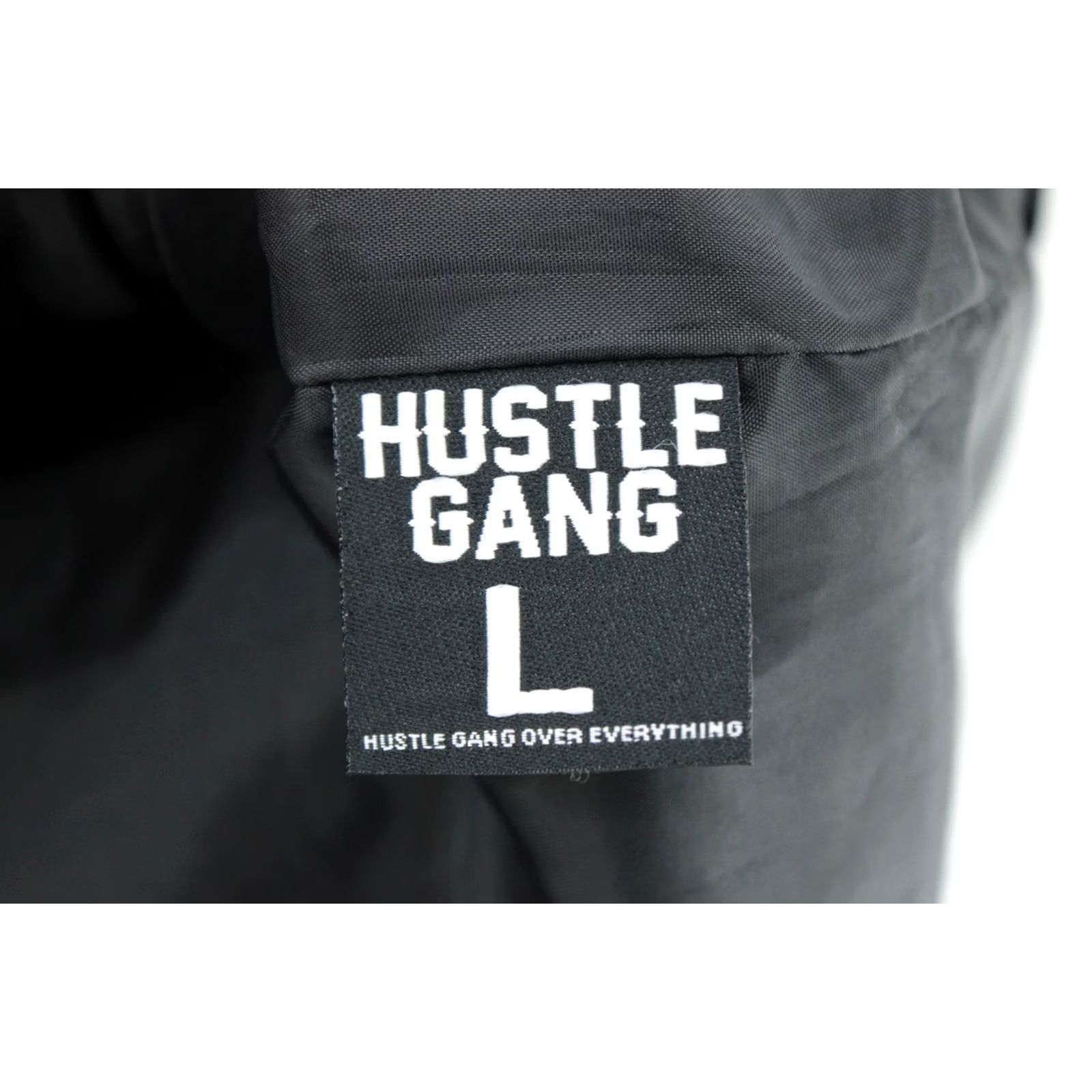 NANGA Hustle Gang Puffer Vest Mens Large Black Chief Logo Varsity Patch Graphic Print Vest Size US L / EU 52-54 / 3 - 6 Thumbnail