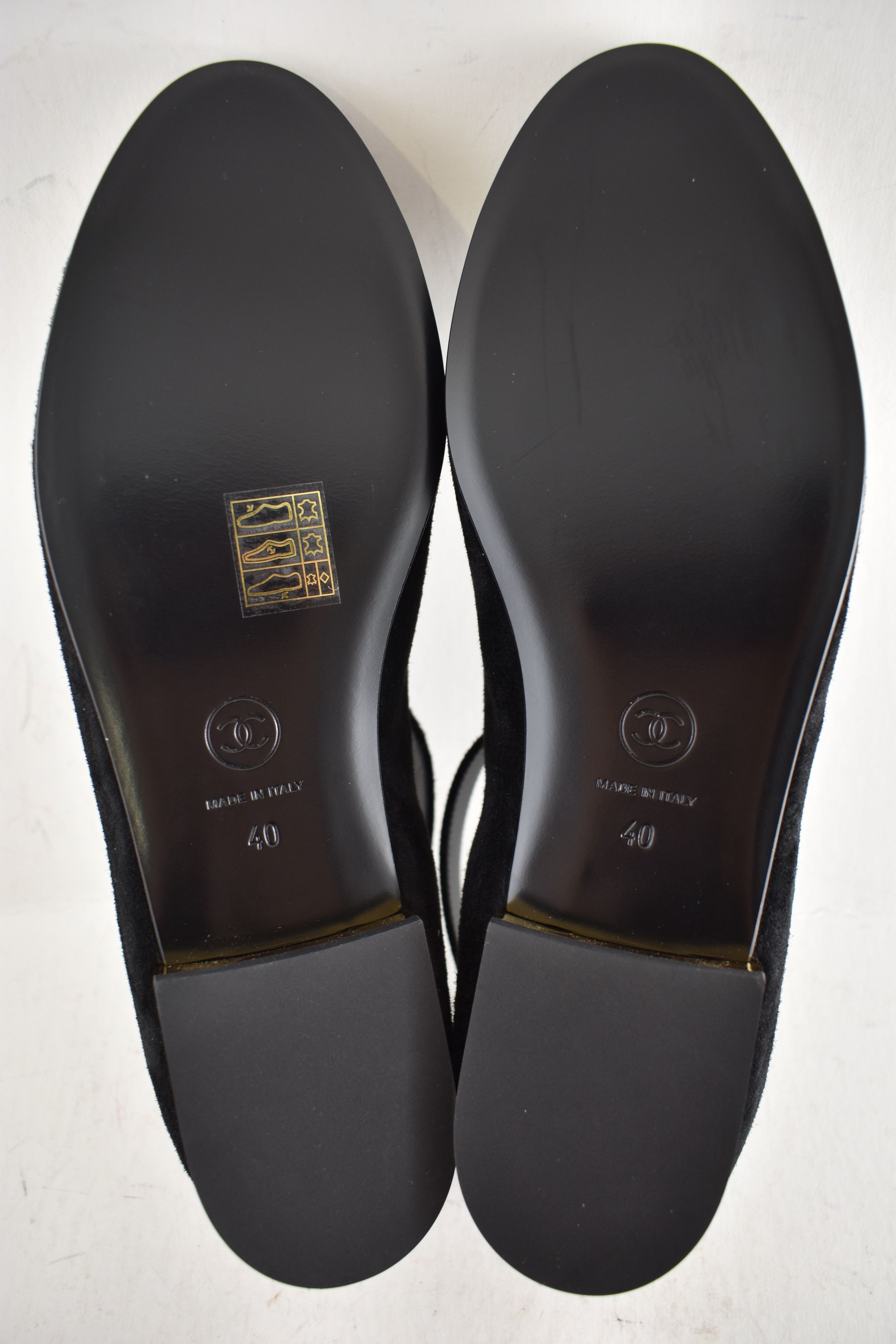 Chanel 24K Patent CC Mary Jane Ankle Strap Ballerina Ballet Flat 40 Size US 10 / IT 40 - 21 Thumbnail