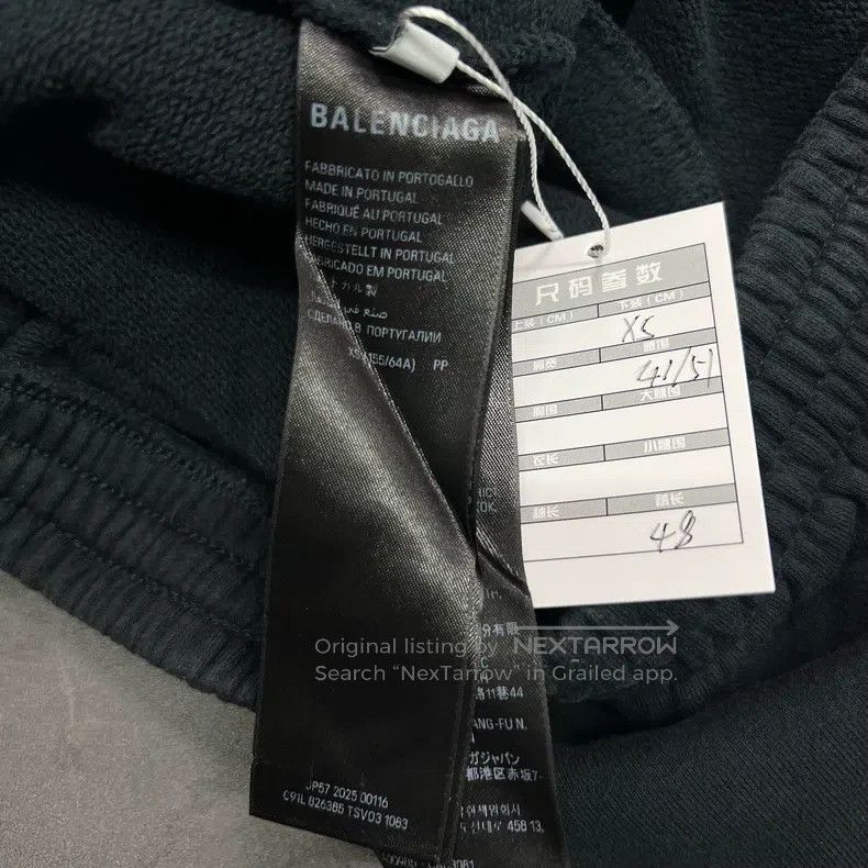 Balenciaga Balenciaga size XS Distressed Double B Embroidered Logo Sh Size US 27 - 4 Thumbnail