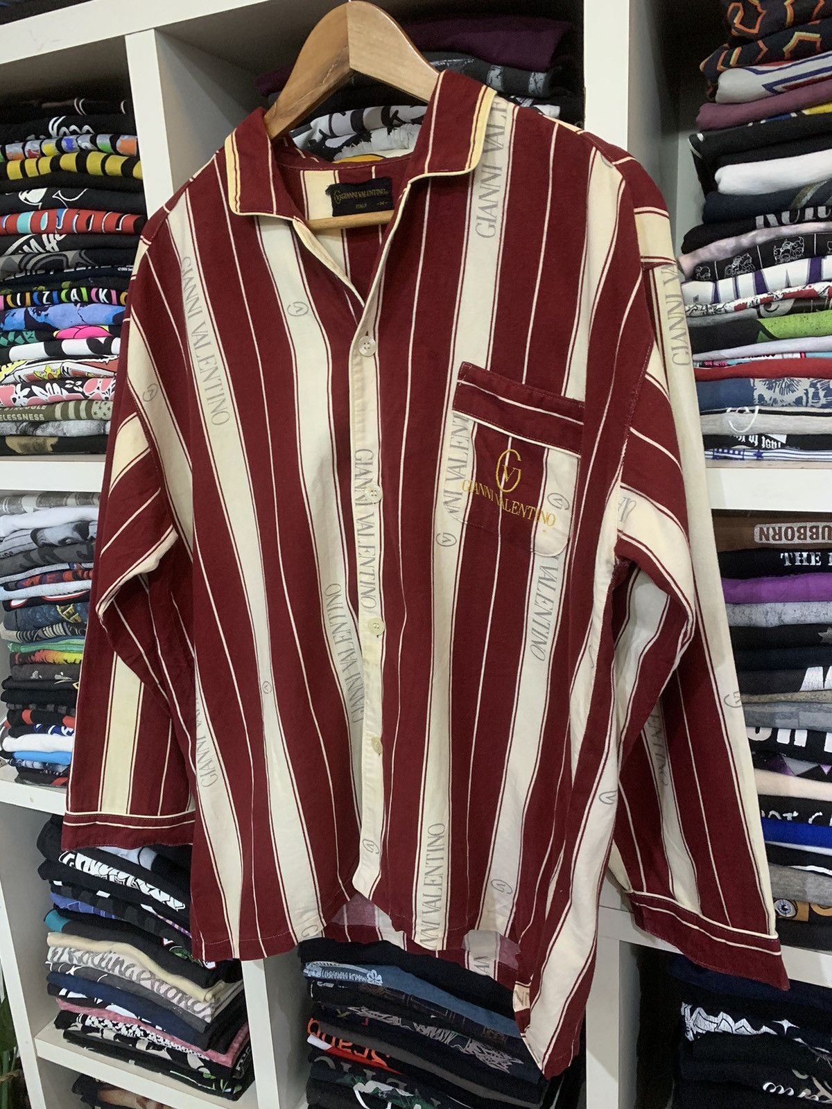 Japanese Brand × Vintage Vintage Gianni Valentino Button Shirt Size US M / EU 48-50 / 2 - 5 Thumbnail