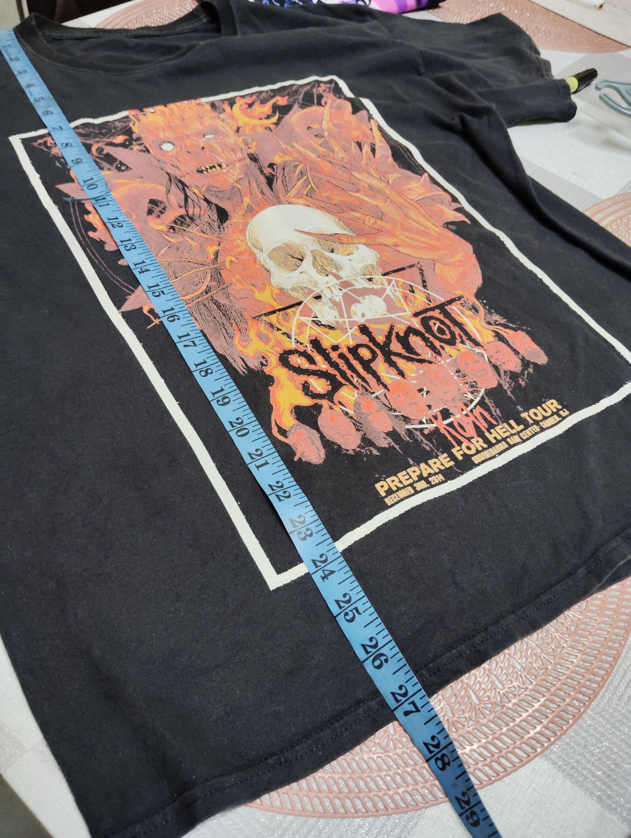 Band Tees SLIPKNOT BIG PRINTED T-SHIRT Size US L / EU 52-54 / 3 - 5 Thumbnail