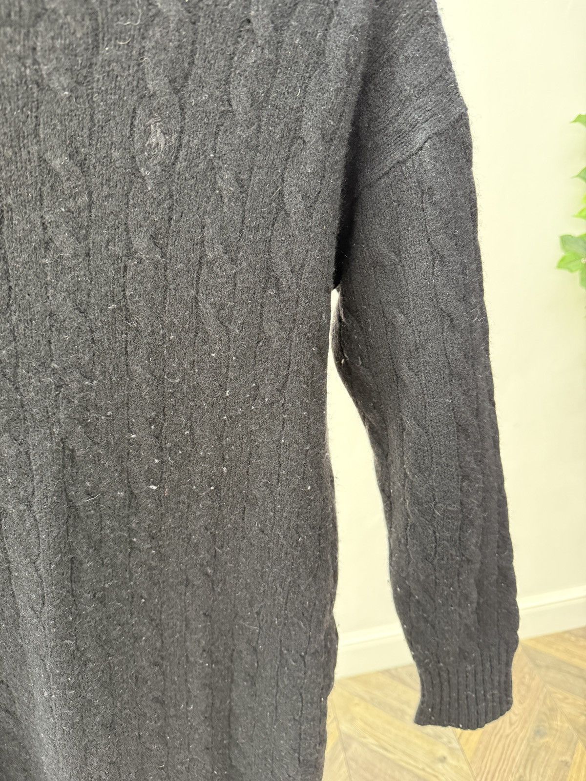 Polo Ralph Lauren Vintage Polo Ralph Lauren Wool Cable Knit Dress Size L / US 10 / IT 46 - 7 Thumbnail