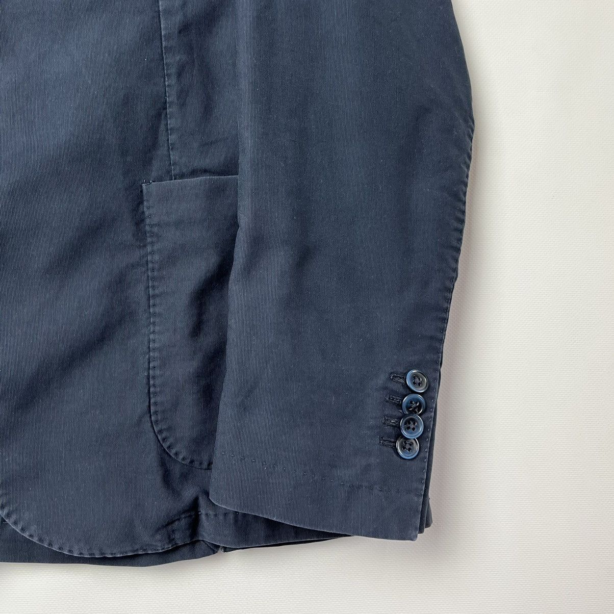 L.B.M. 1911 L.B.M. 1911 Navy Workwear-Inspired Blazer – Stand Collar Size 50L - 2 Thumbnail