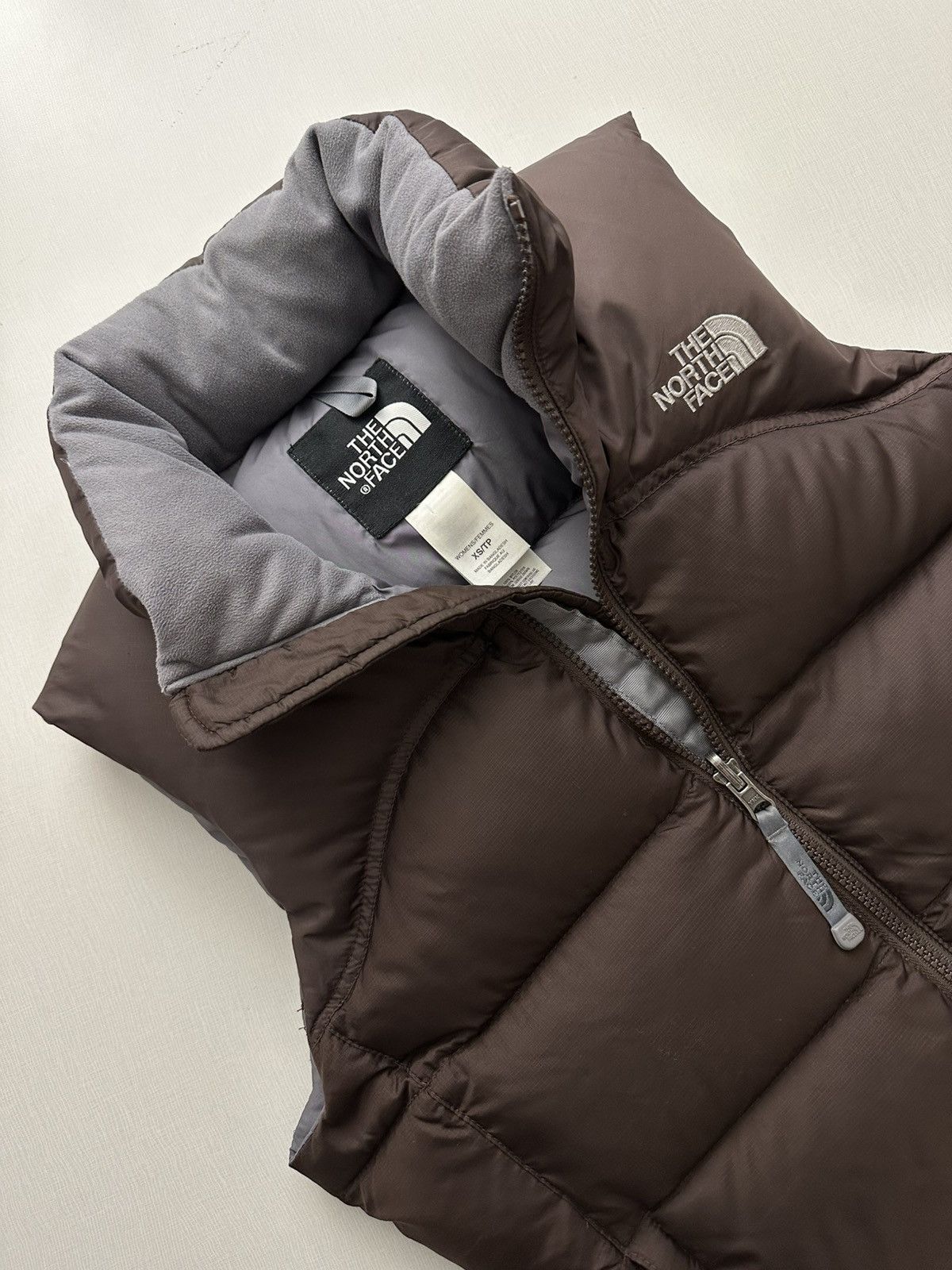 The North Face North Face Womens 700 Brown Nuptse Vest XS Puffer 96 Retro Size XS / US 0-2 / IT 36-38 - 5 Thumbnail