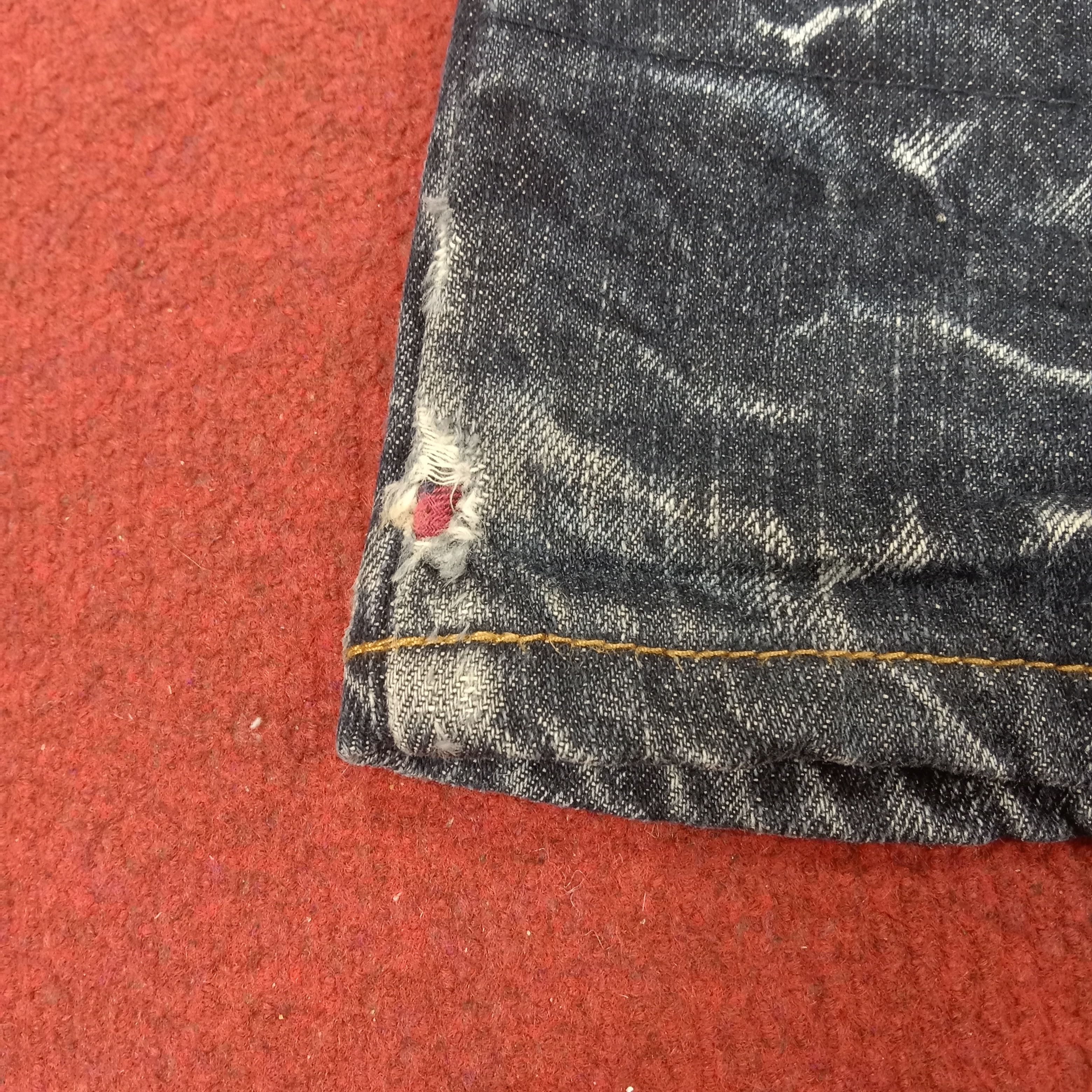 Japanese Brand Explosion Fashion Style Rare Design Jeans Size US 33 - 16 Thumbnail