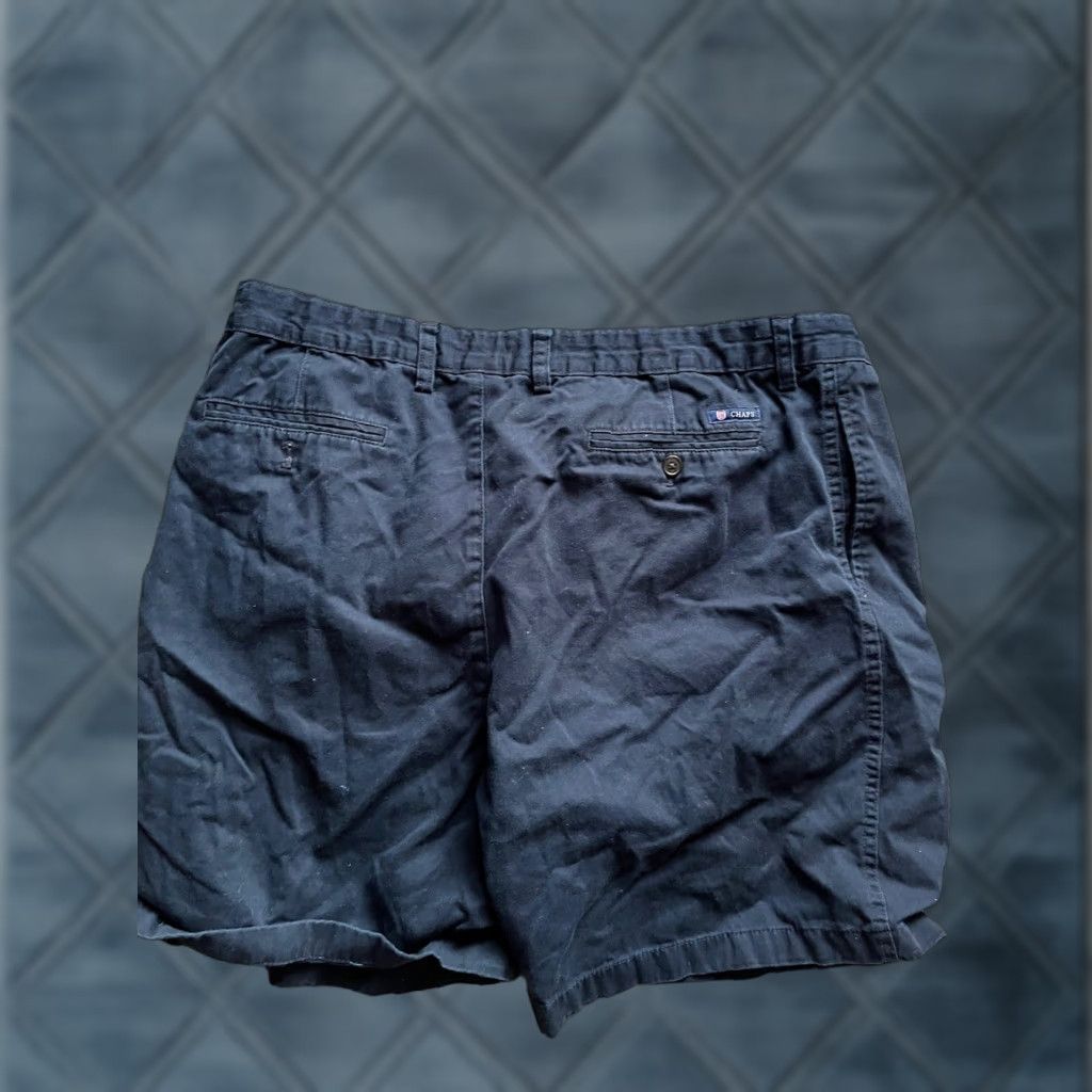 Chaps VINTAGE Chaps Men's Pleated Navy Blue Men Chino Shorts Size 40 Size US 40 / EU 56 - 1 Thumbnail