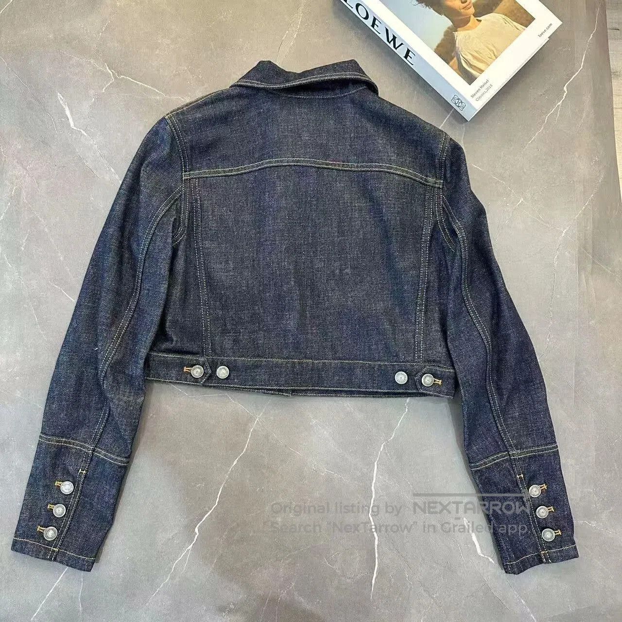 Dior dior cropped denim jacket size 38. Size US M / EU 48-50 / 2 - 2 Thumbnail