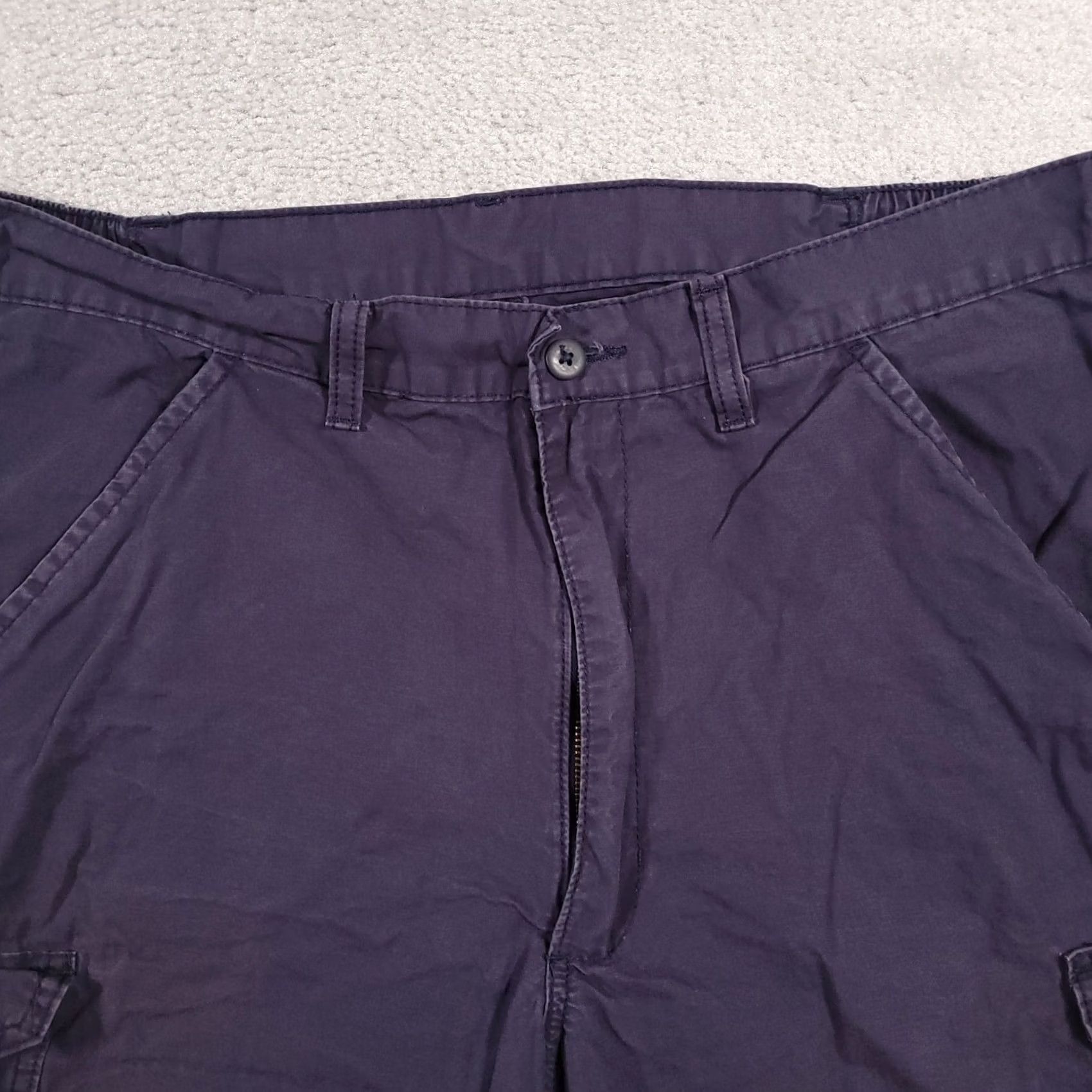 Wrangler VINTAGE Wrangler Cargo Shorts Mens 38 Blue Outdoor Utility Work Camp Actual 36X7.5 Size US 38 / EU 54 - 3 Thumbnail