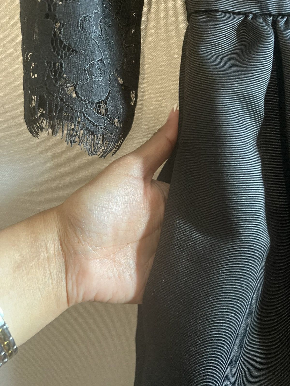 Other Eliza J Black Lace Fit & Flare Cocktail Dress Size 6 NWT Size M / US 6-8 / IT 42-44 - 3 Thumbnail