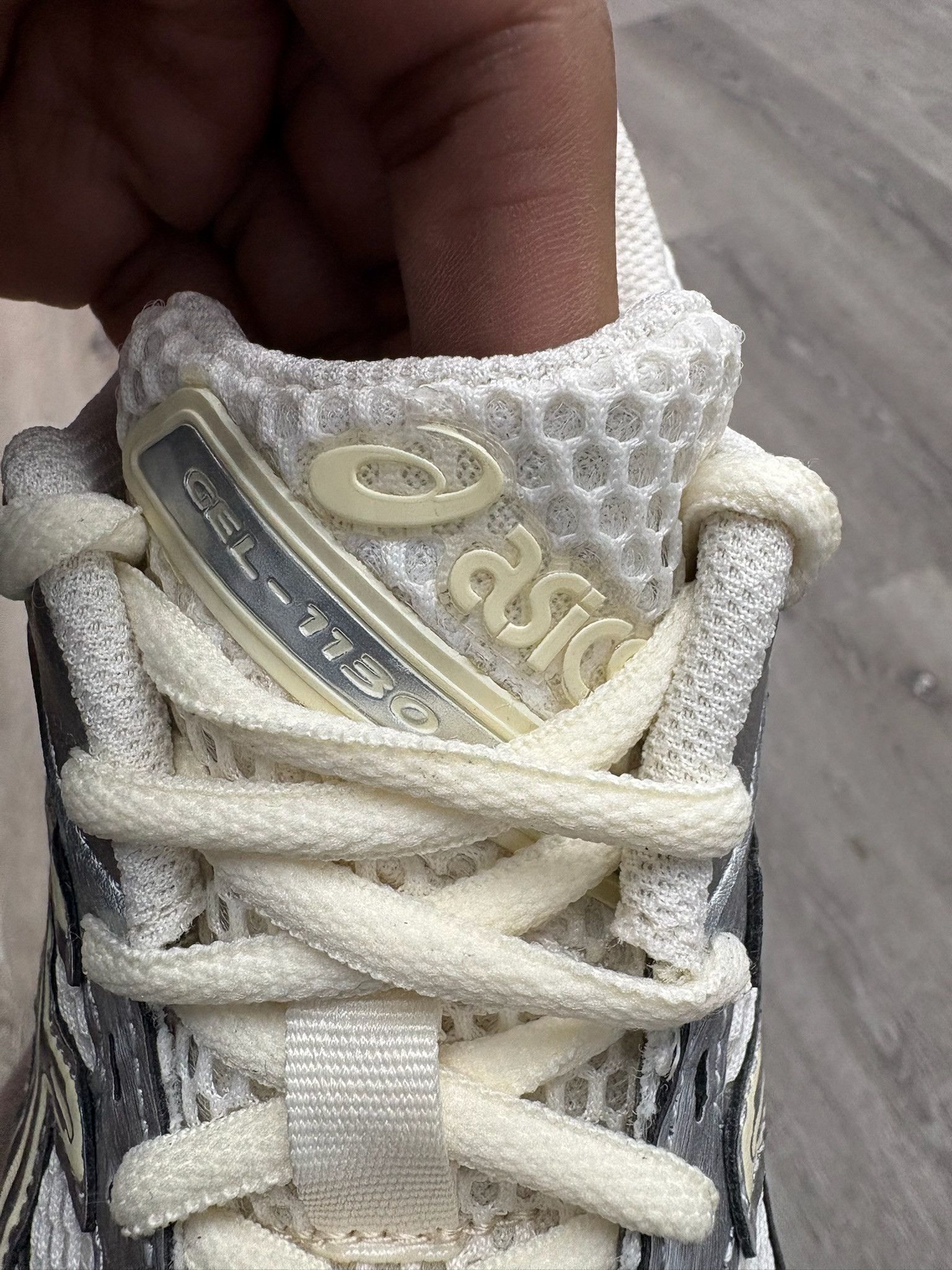 Asics ASICS Gel-1130 "Cream Pure Silver" (WMNS) - Size 7 Size US 7 / IT 37 - 6 Thumbnail