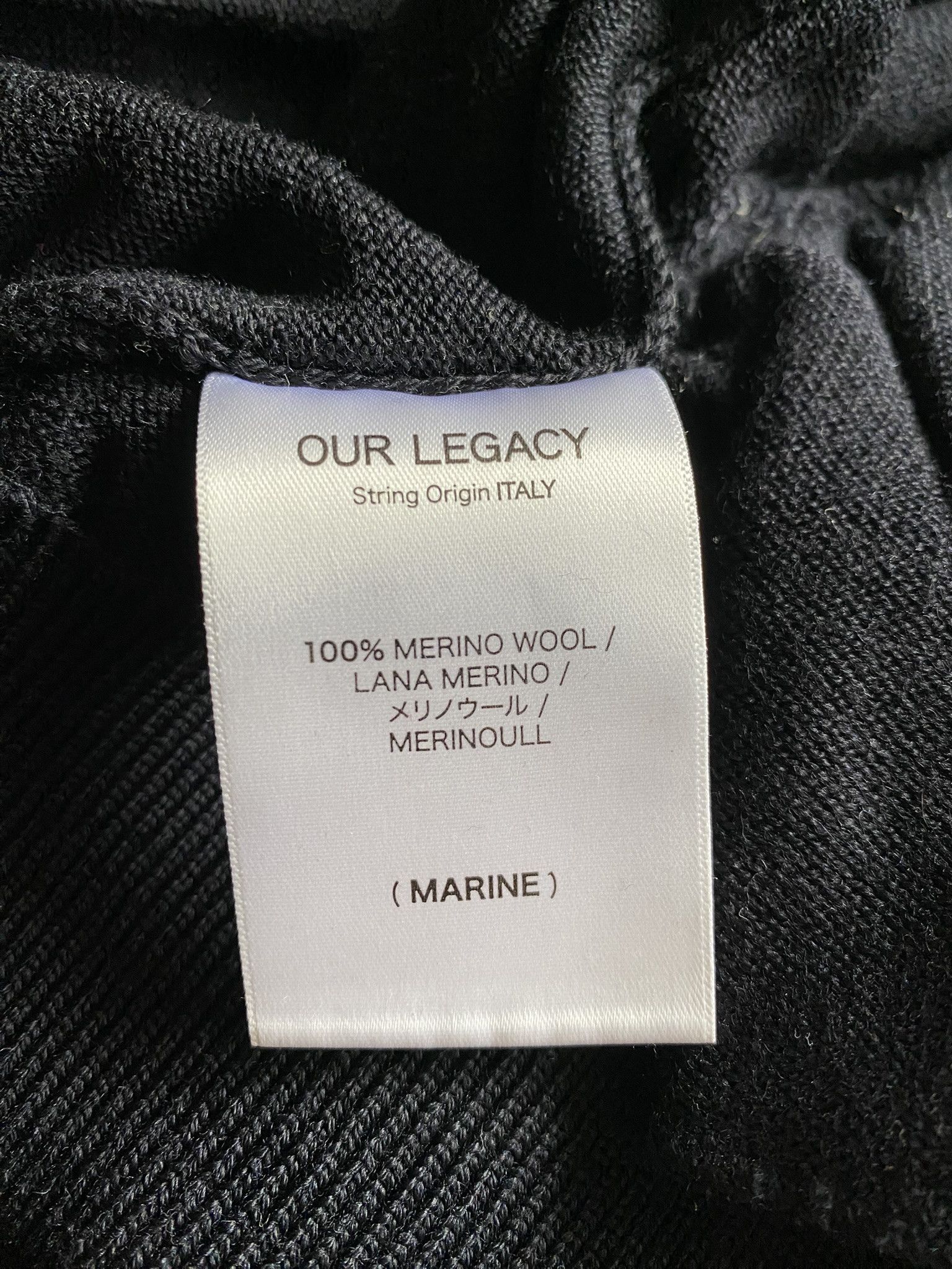Our Legacy 100% Italian Merino Wool - Zipper Knit Size US L / EU 52-54 / 3 - 2 Thumbnail