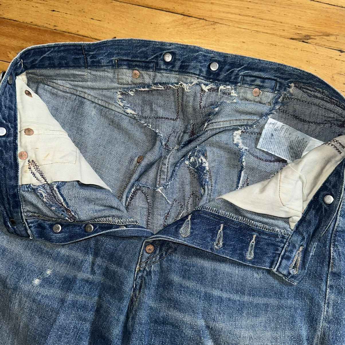 Levi's Vintage Clothing LVC distressed jeans Size 28" / US 6 / IT 42 - 6 Thumbnail