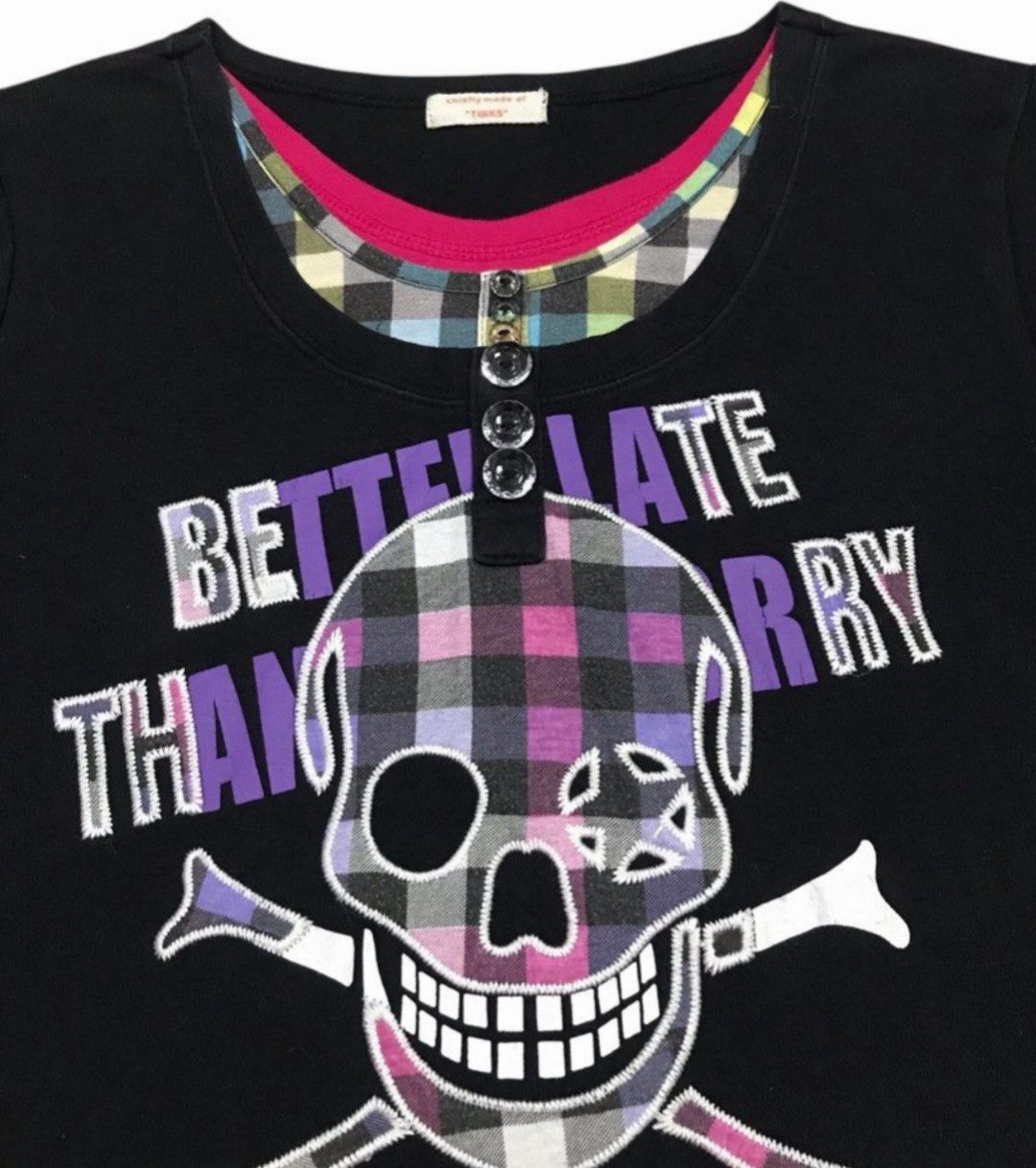 Japanese Brand Tinks Skull Size M / US 6-8 / IT 42-44 - 3 Thumbnail