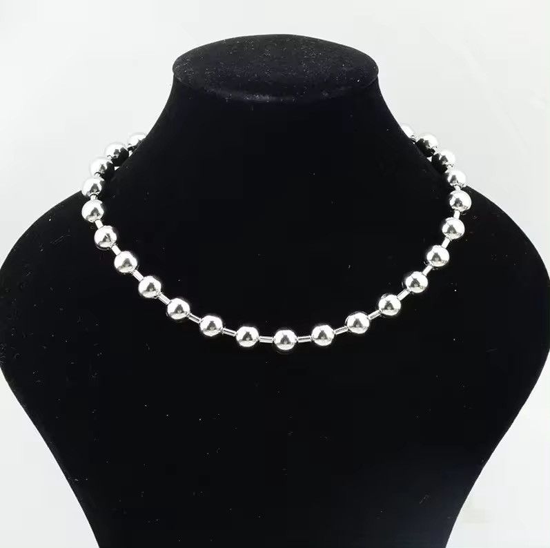 Other Beads Ball Stainless Steel Necklace Size ONE SIZE - 1 Thumbnail