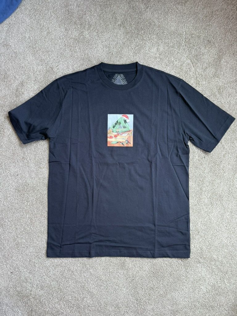 Palace Christmas T-Shirt Navy Size US XL / EU 56 / 4 - 1 Preview