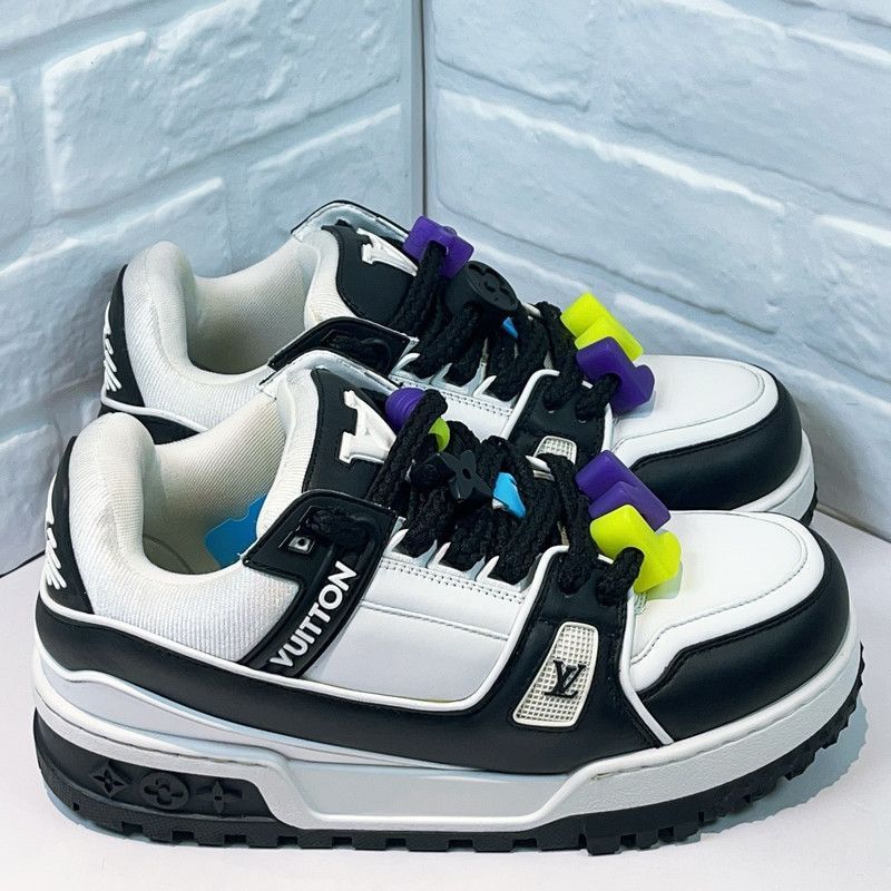Louis Vuitton Louis Vuitton Trainer Maxi Low-Top Sneakers -2508 Size US 7.5 / EU 40-41 - 5 Thumbnail